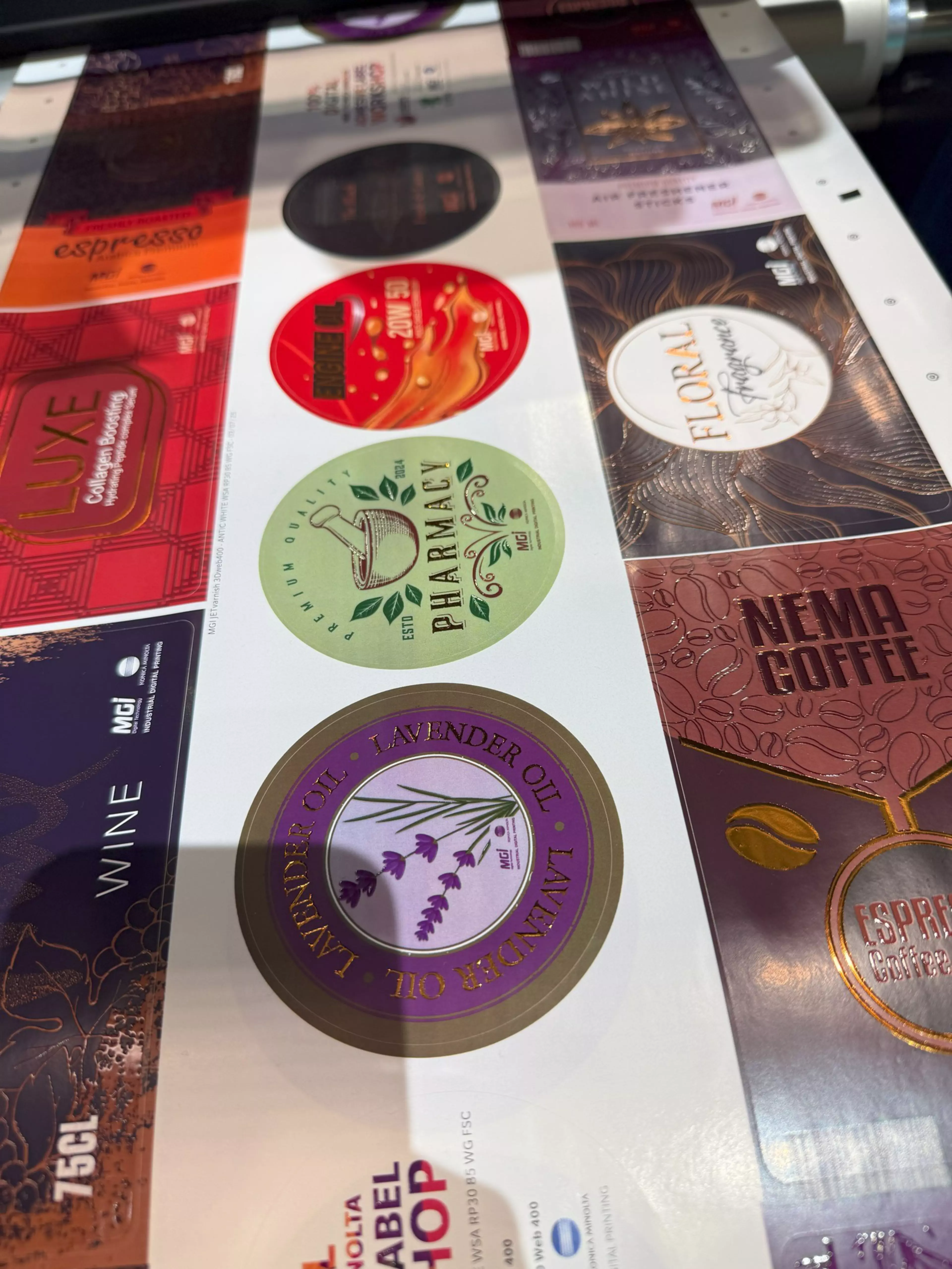 Labelexpo 2025,  Label Expo,  print sample photo,  printsample photo