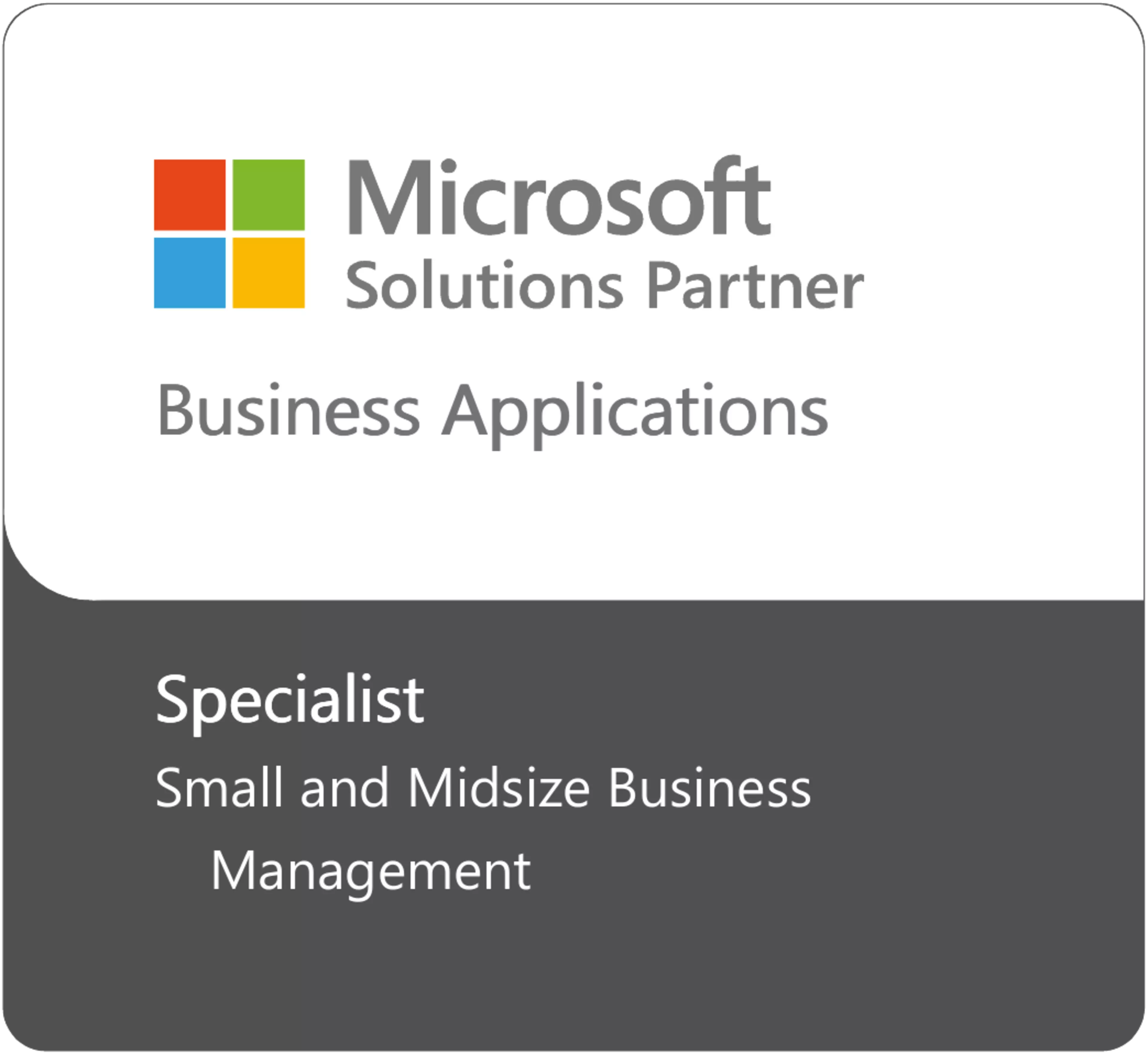 Microsoft Solutions Partner Business Applications logo