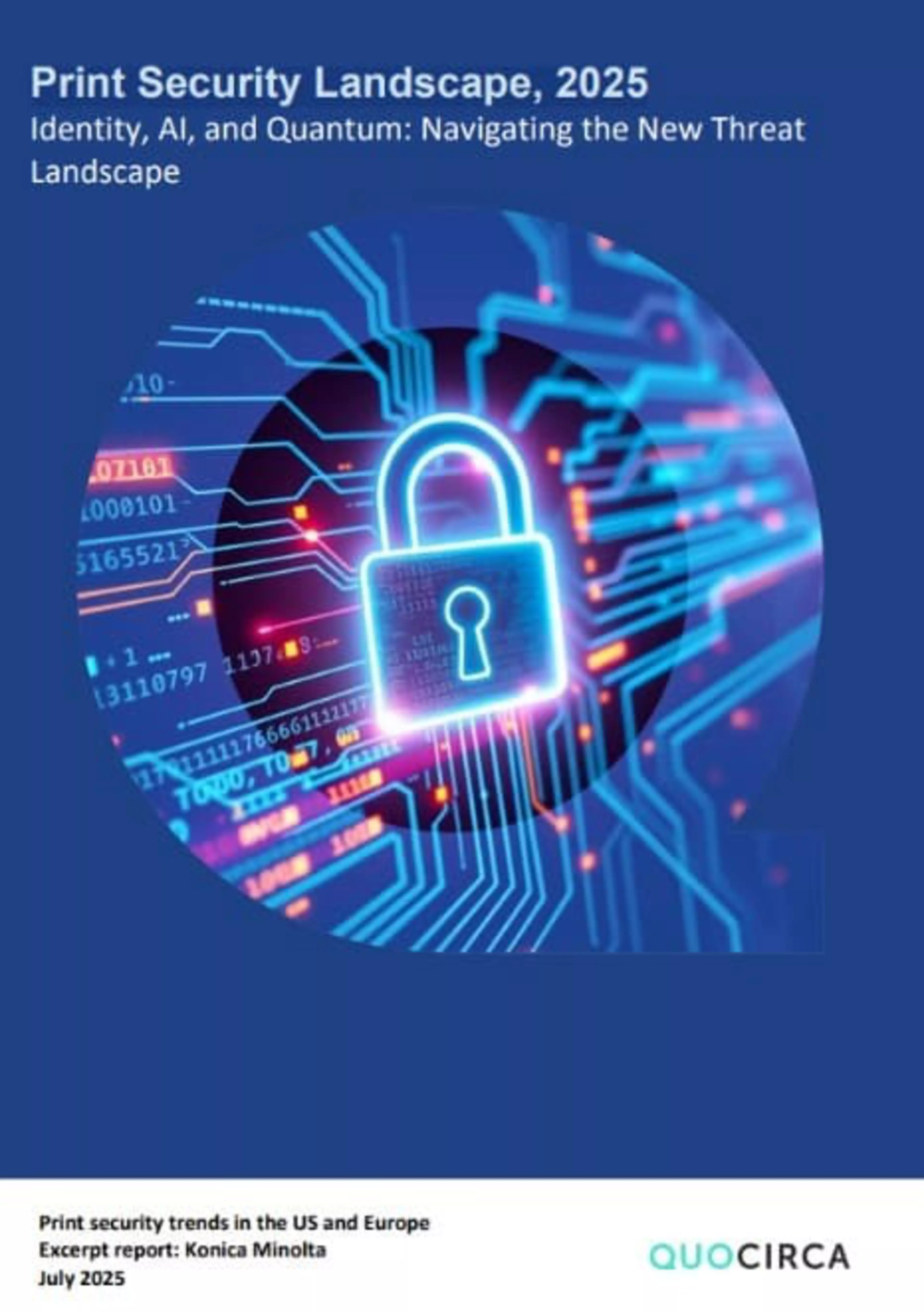 Quocirca Print Security Landscape 2025