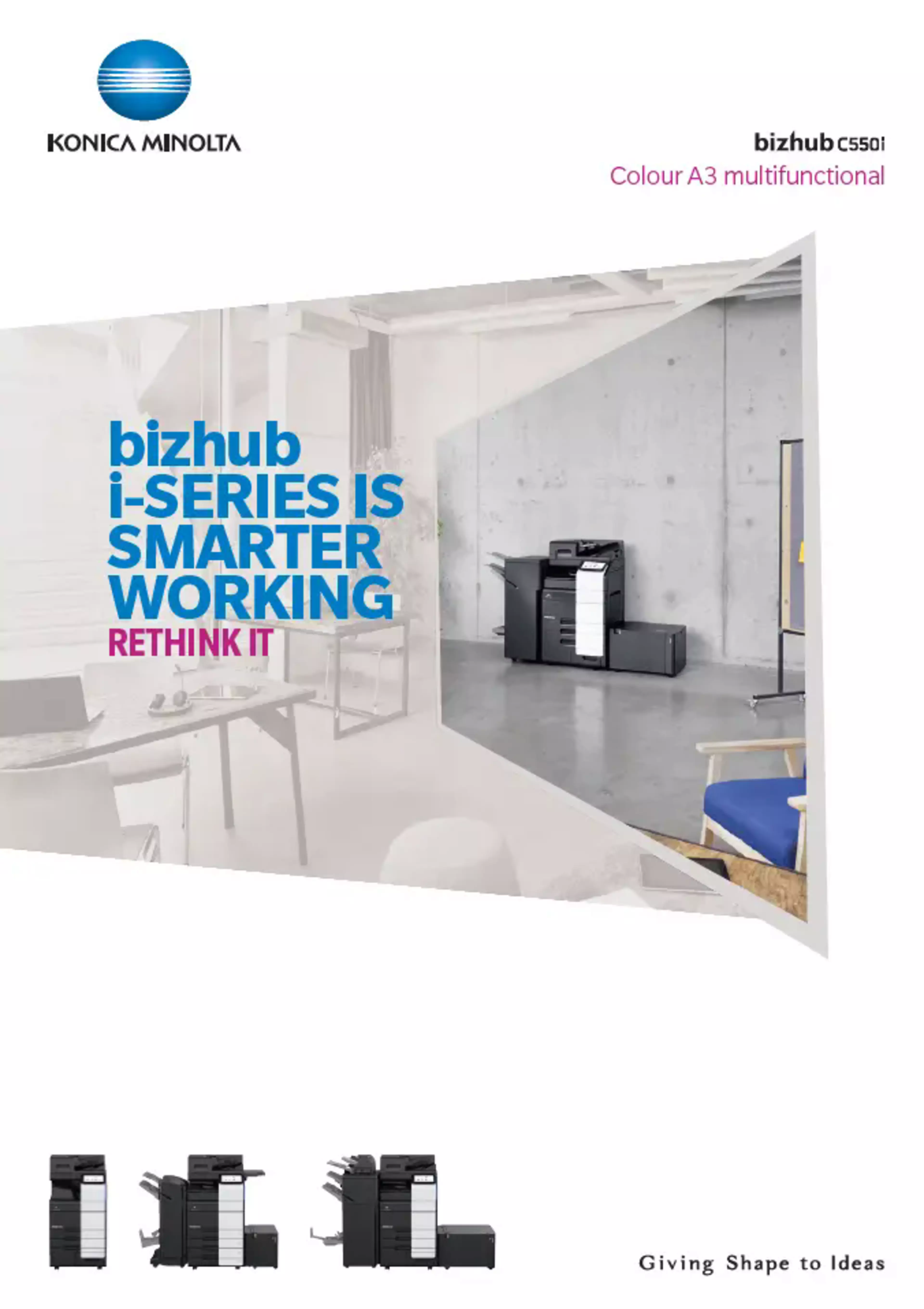 Bizhub C550i datasheet