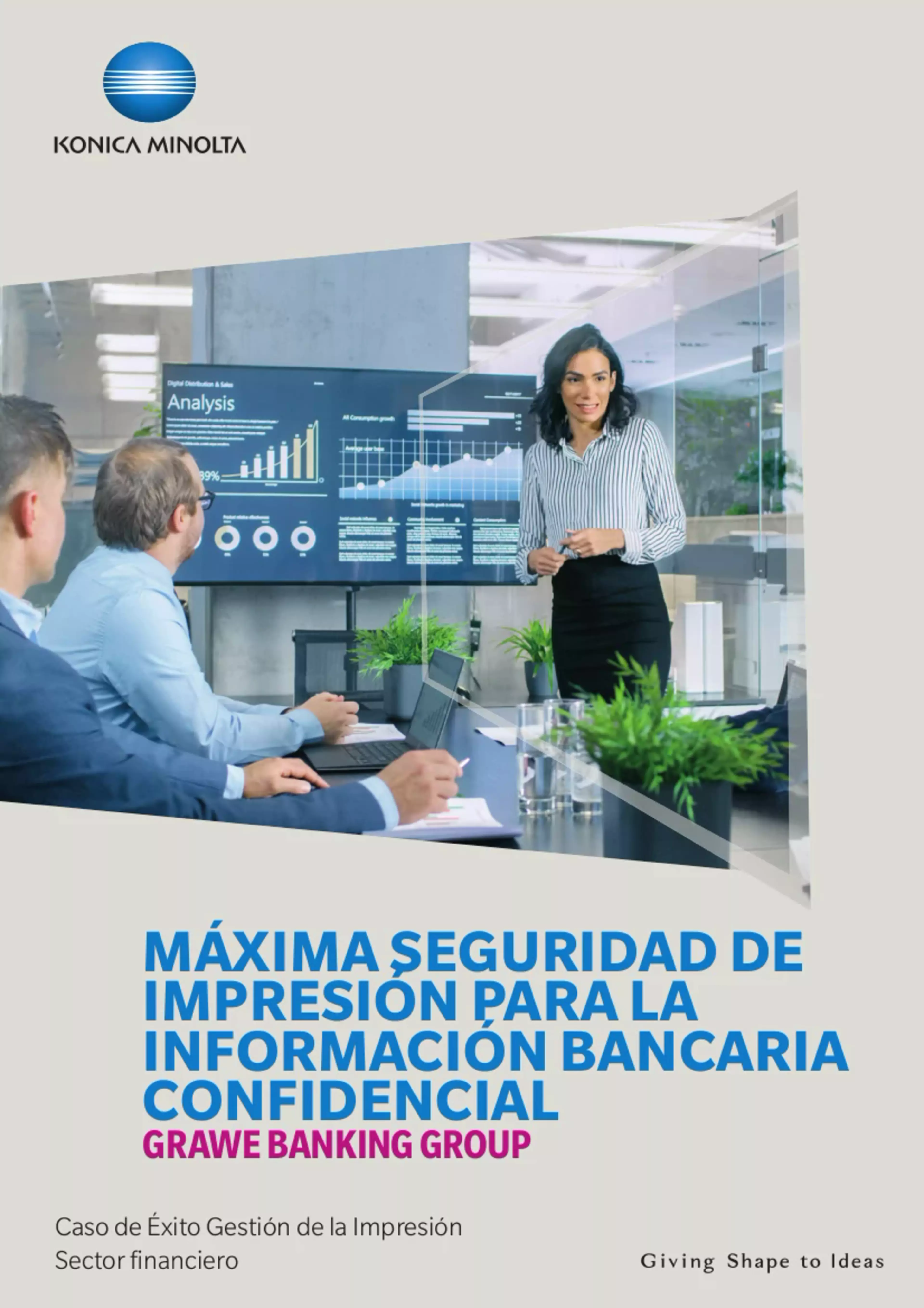 Soluciones de impresión Konica Minolta para el Grupo Bancario GRAWE