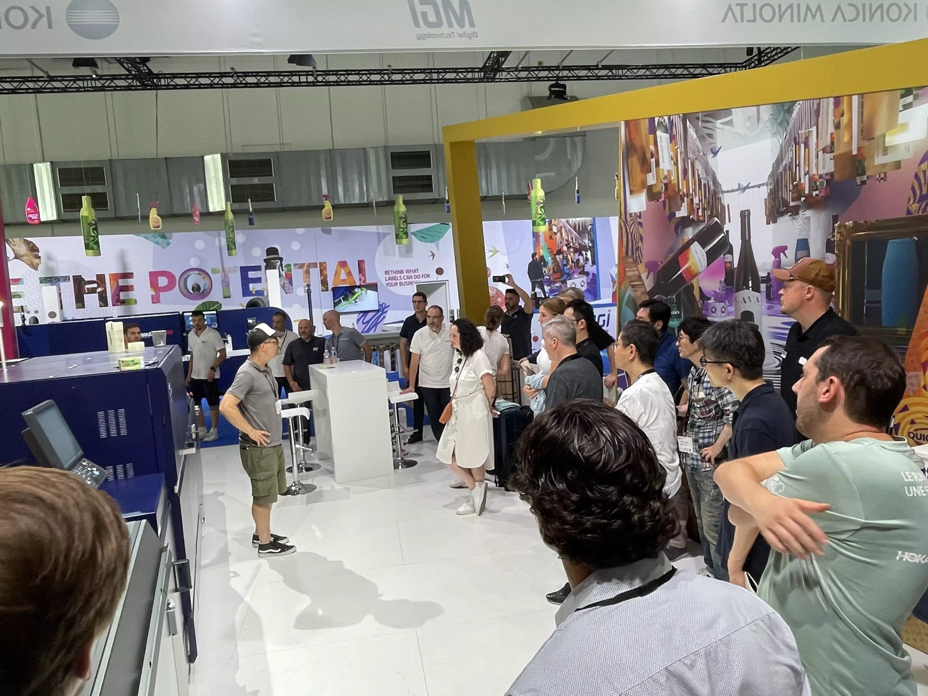 Successo per Konica Minolta  che ha presentato a Labelexpo  tecnologie endToEnd per la stampa digitaleImgCarousel9