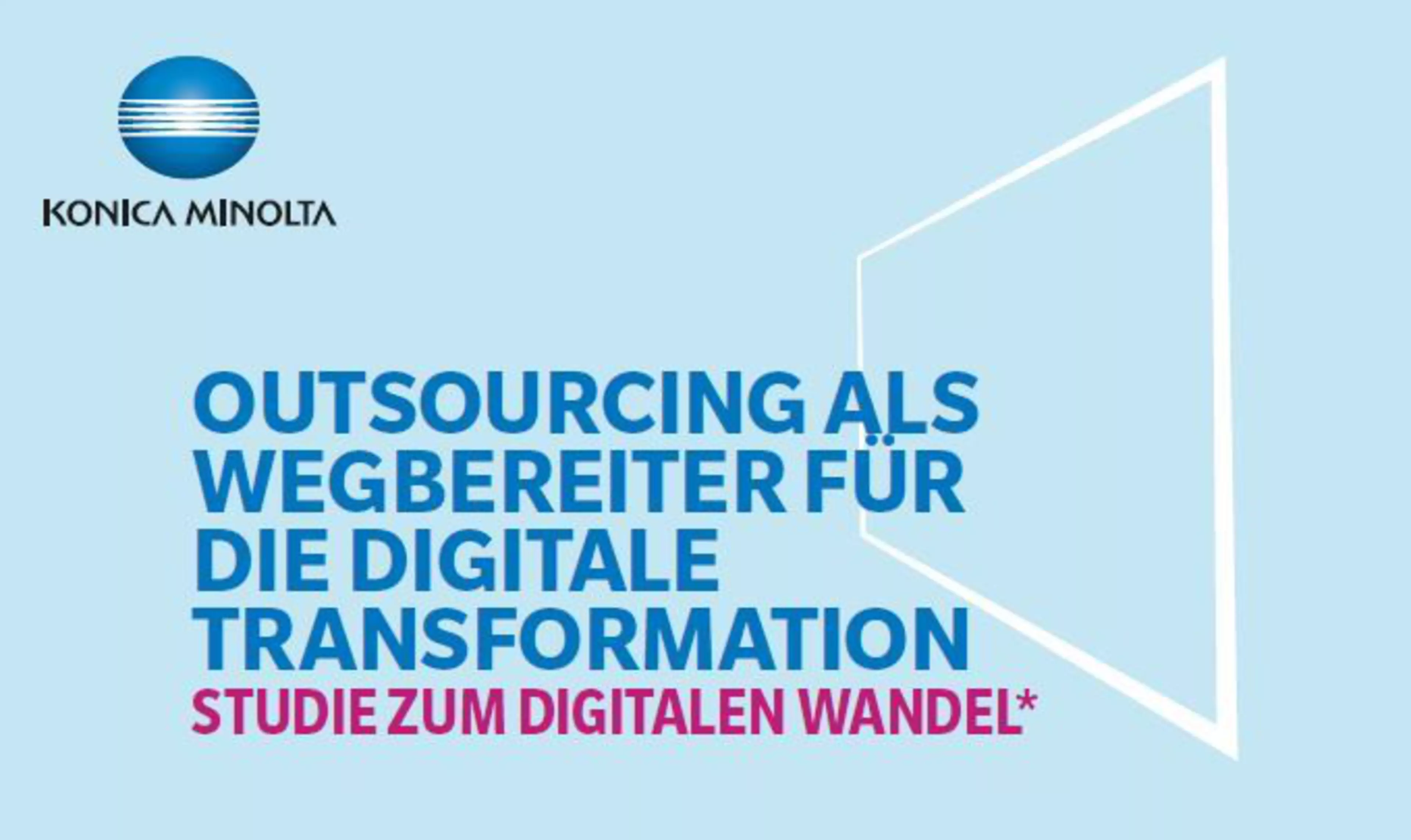 Konica Minolta Studie zur digitalen Transformation: Infografik