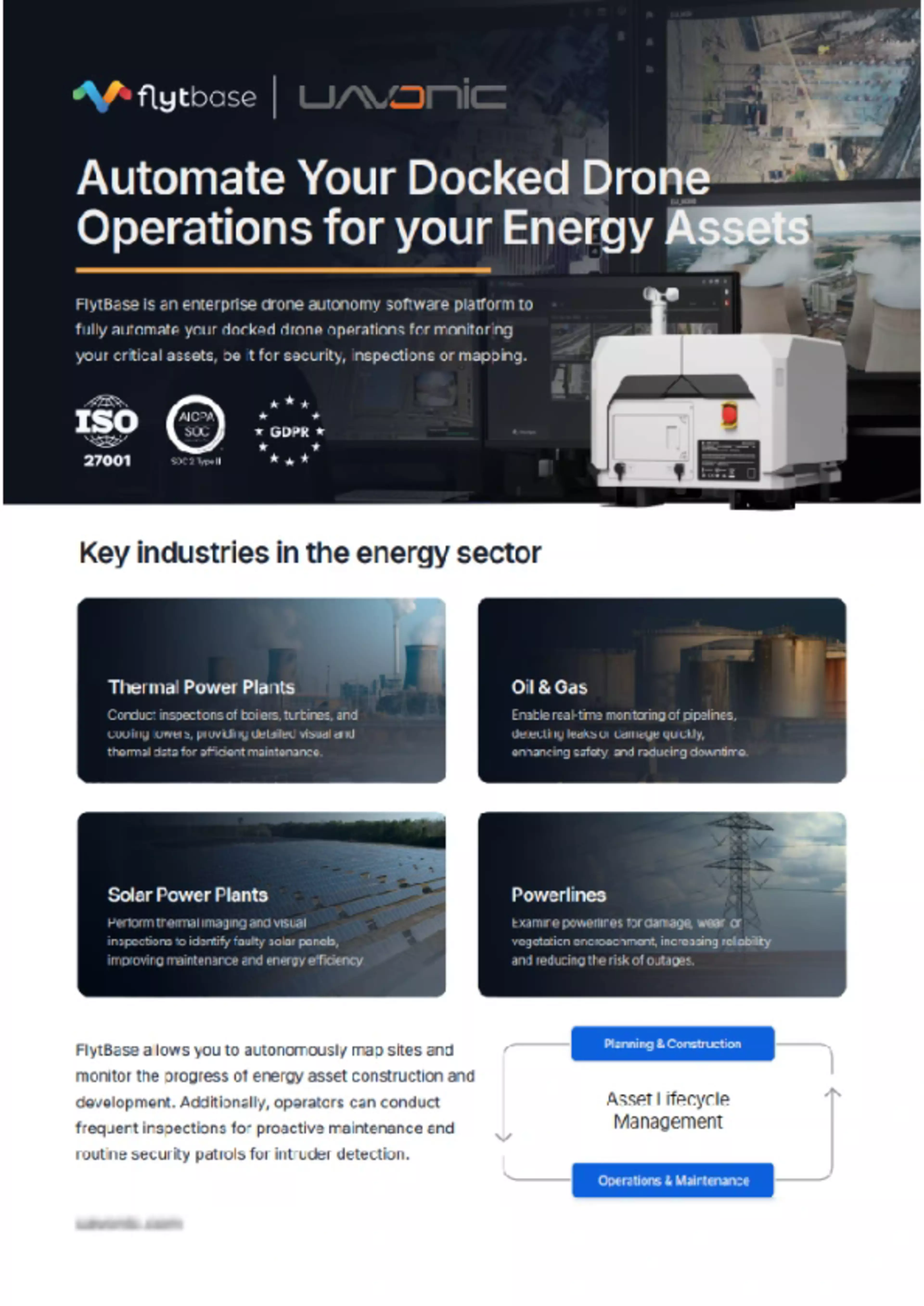 FlytBase X Energy Asset_UAVONIC