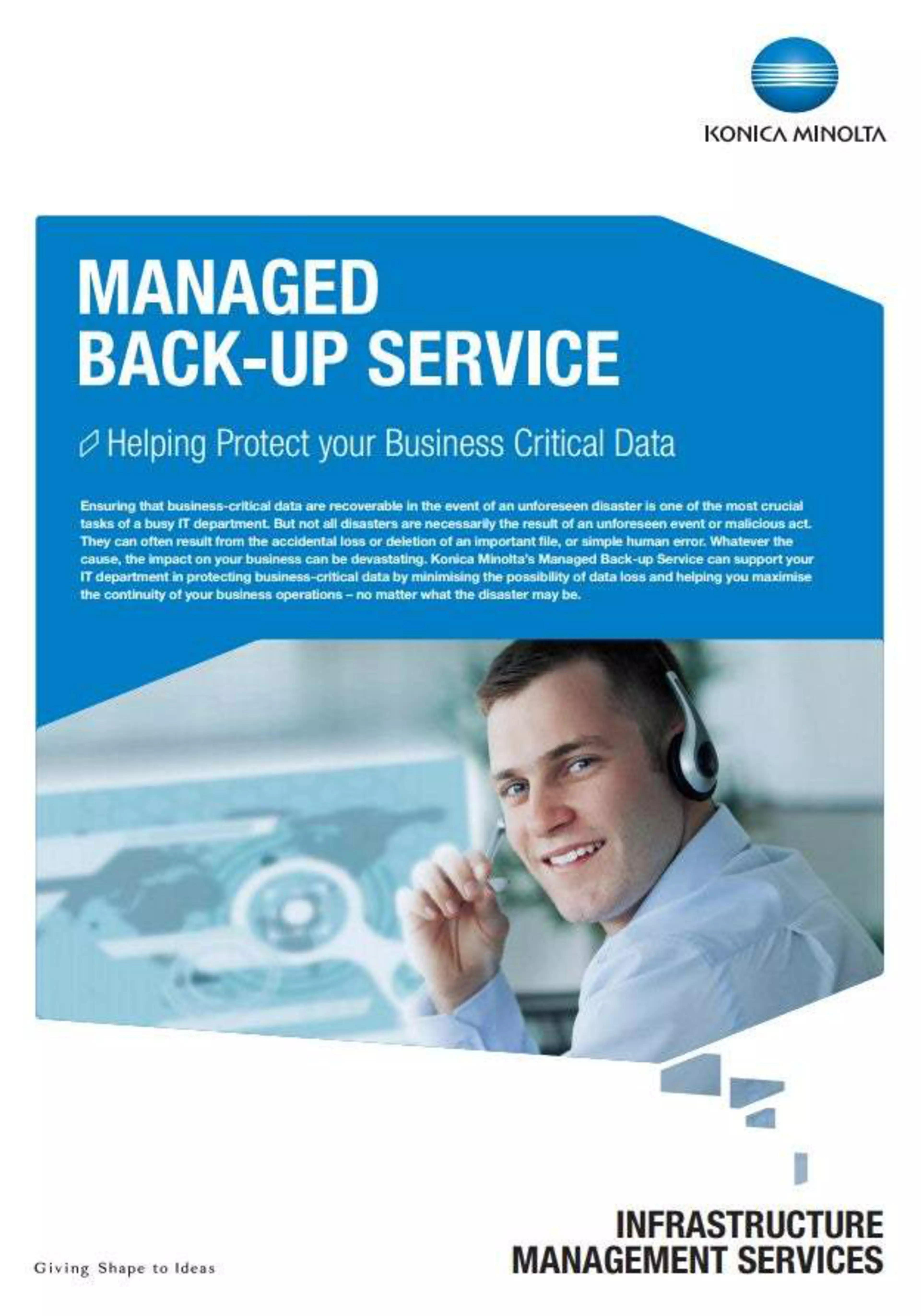 Managed backUp service