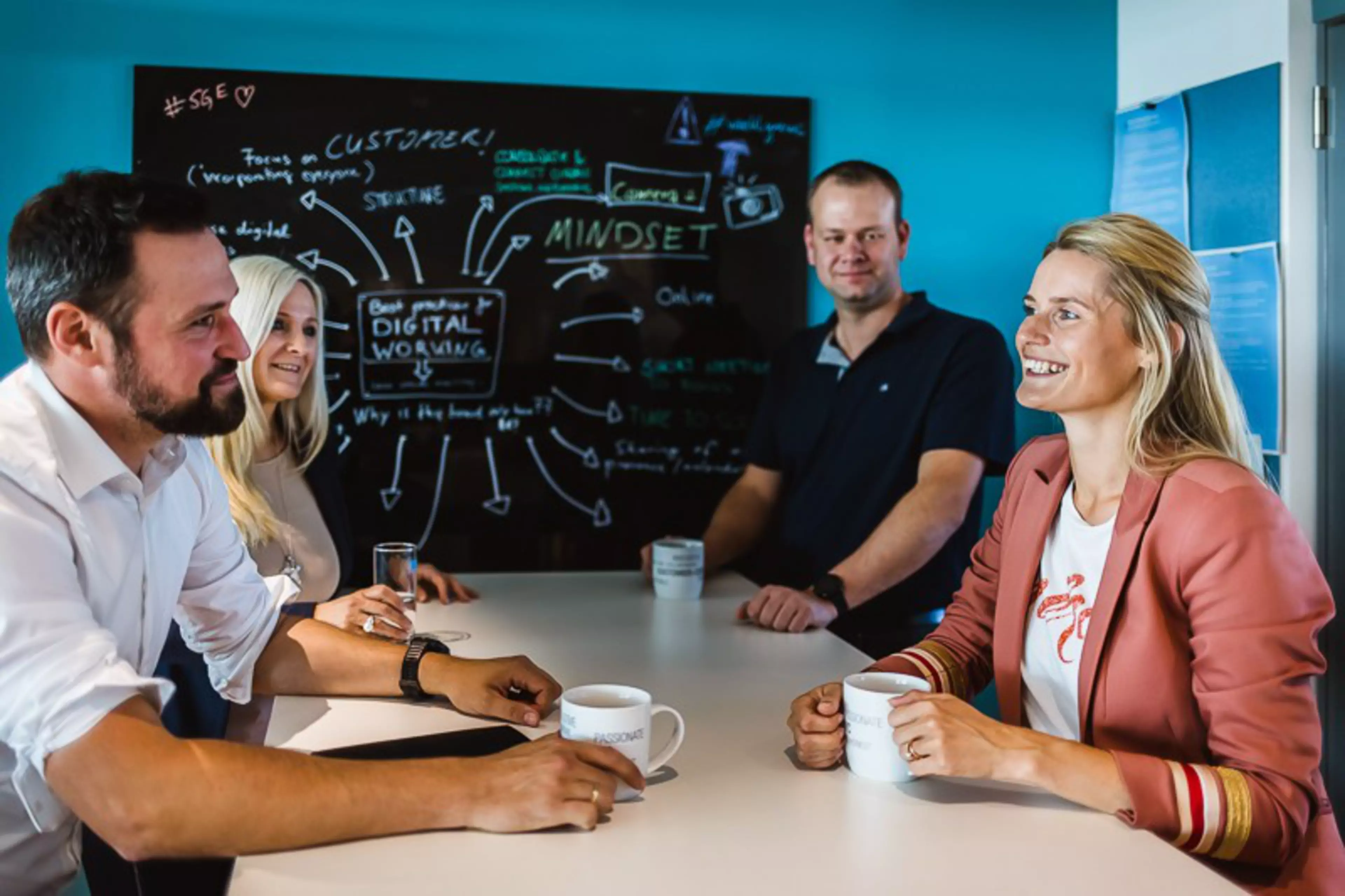 A place where you feel comfortable: the office as somewhere to meet socially