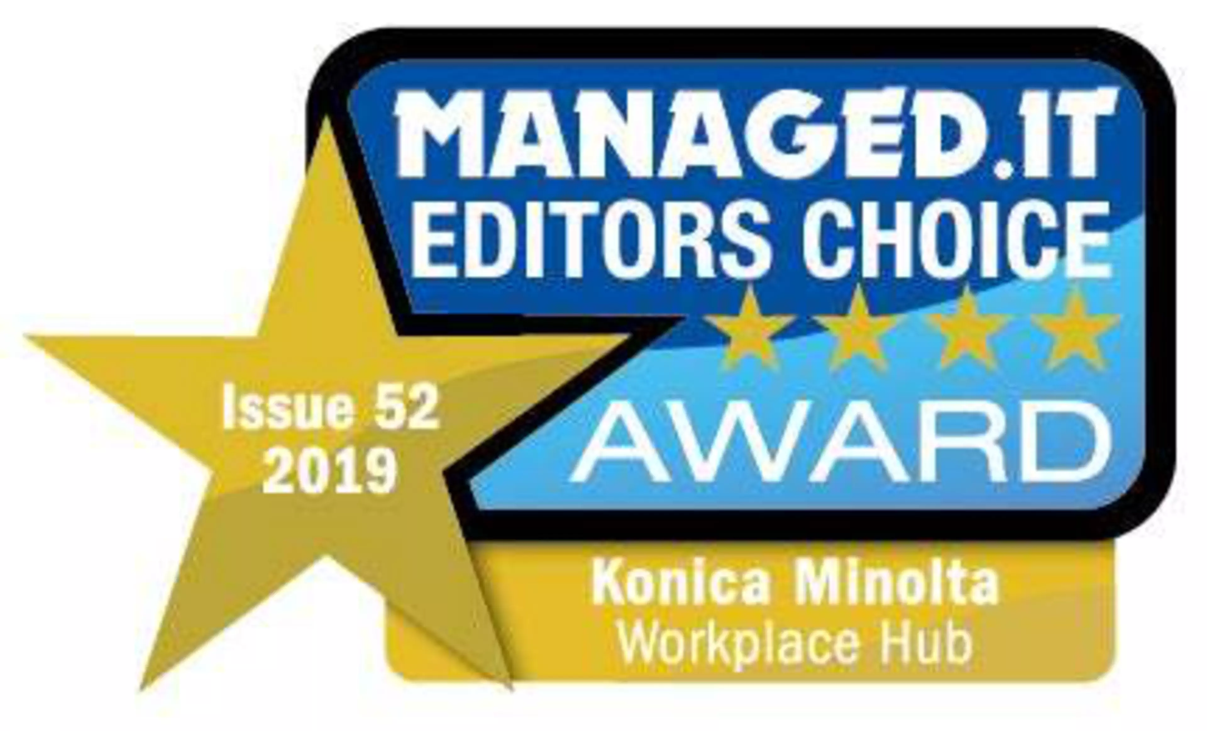 Konica Minolta’s Workplace Hub awarded Managed.IT Magazine’s Editors ChoiceImgCarousel1