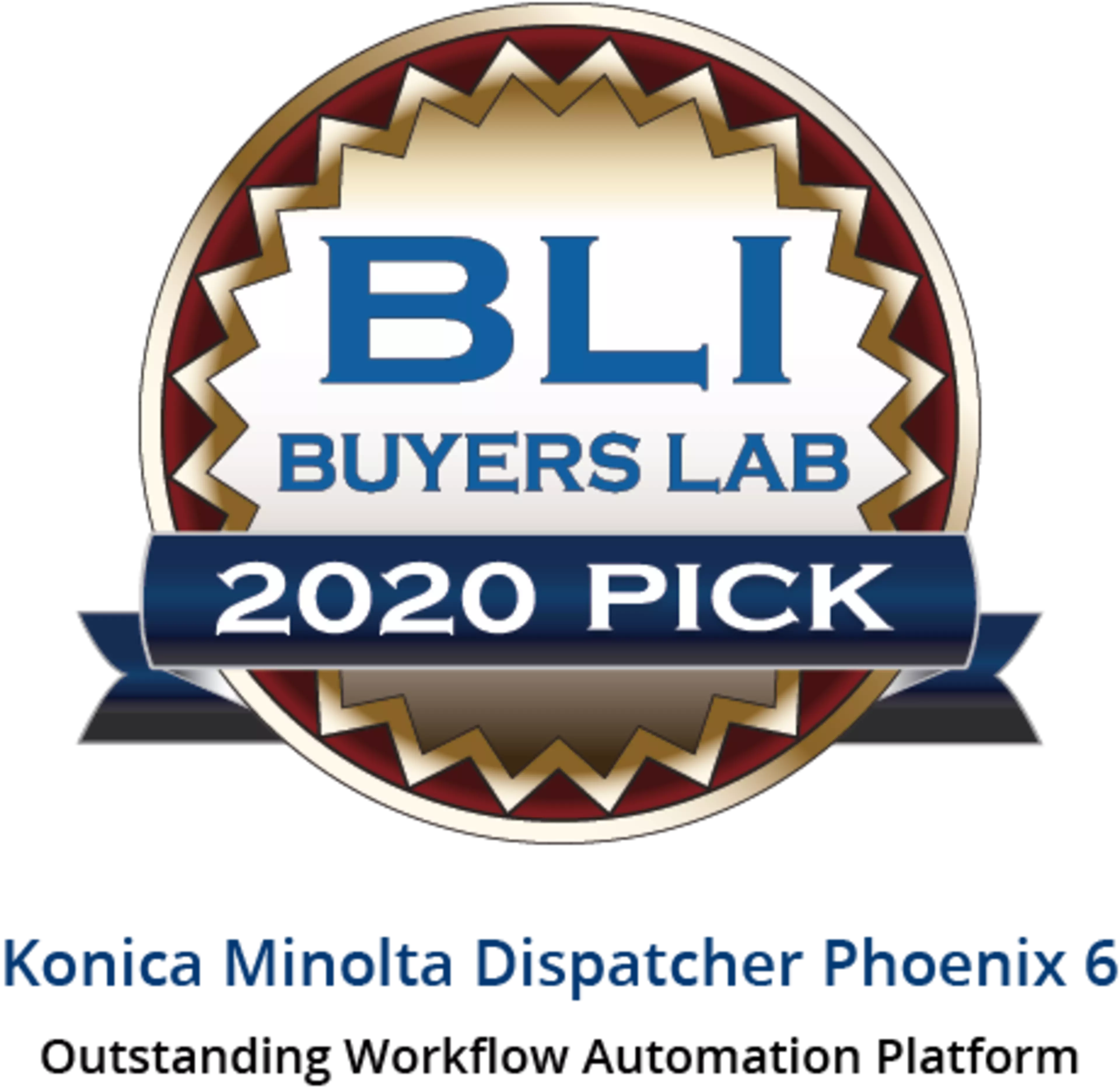 Distintivo de premio BLI Buyers Lab 2020 Pick