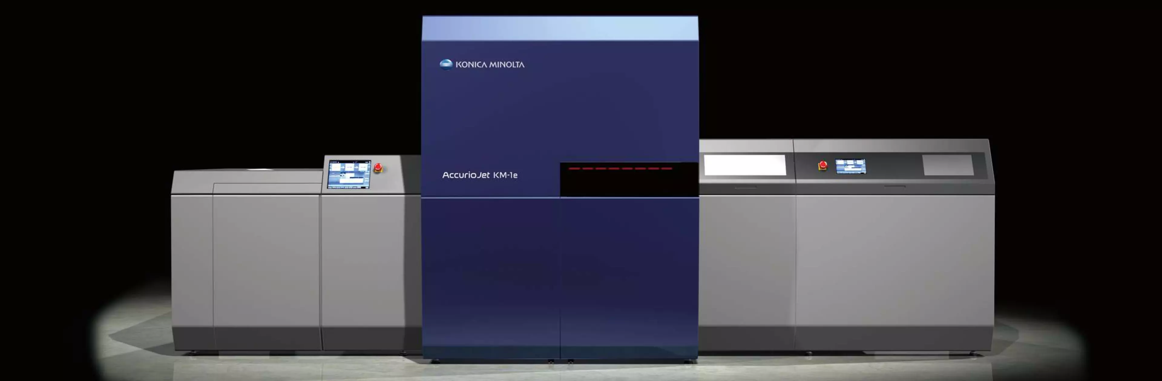 AccurioJet KM1e B2+ cu tehnologie inkjet UV