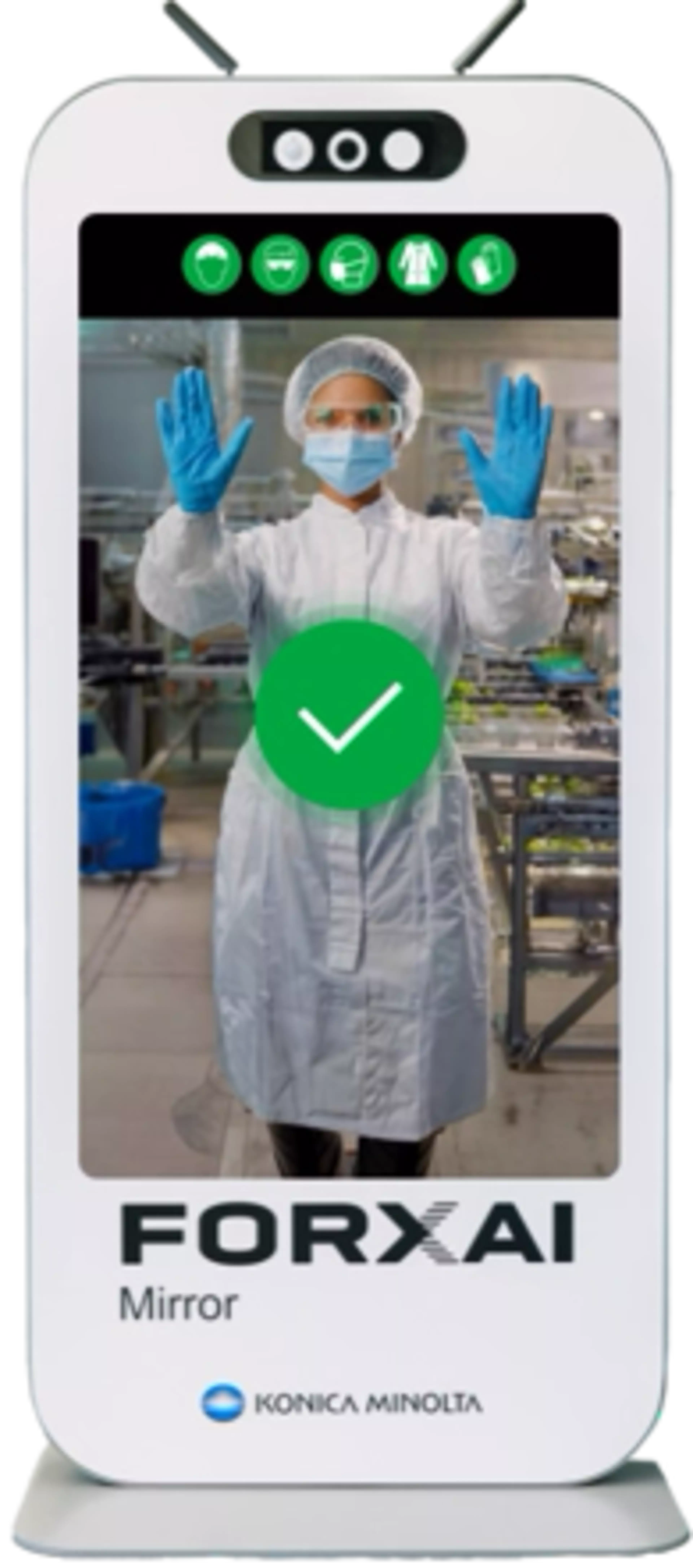 El FORXAI Mirror dice que el equipo de protección está todo correcto