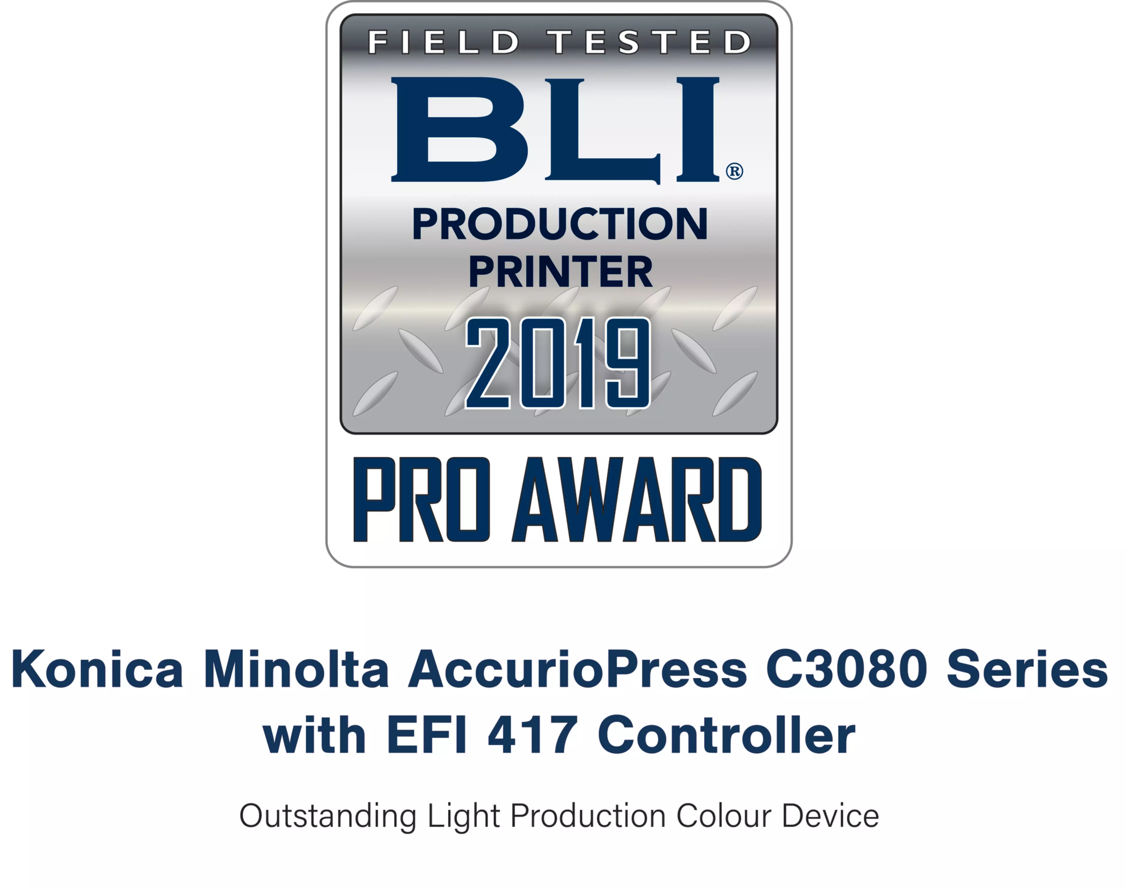 Konica Minolta Receives Two BLI PRO Awards for 2019