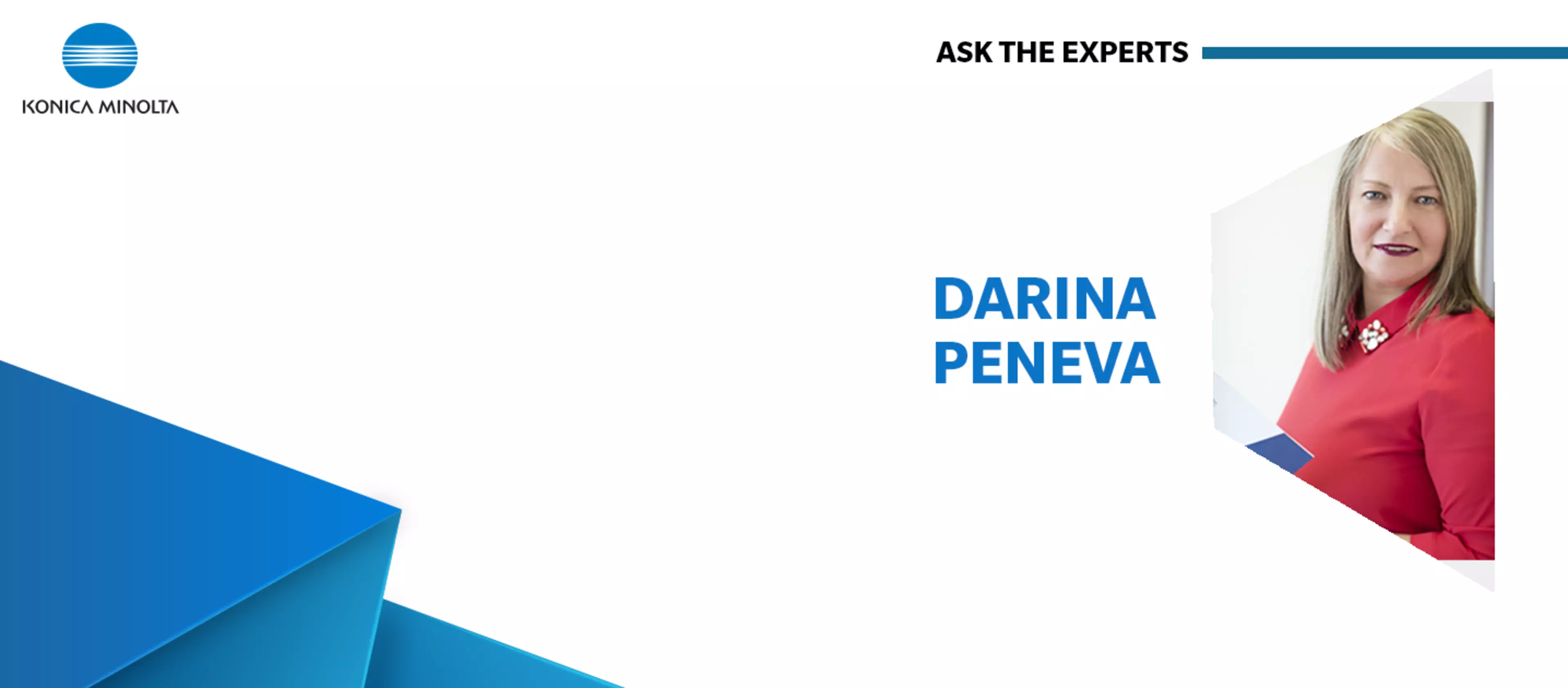 Ask the experts: Darina Peneva