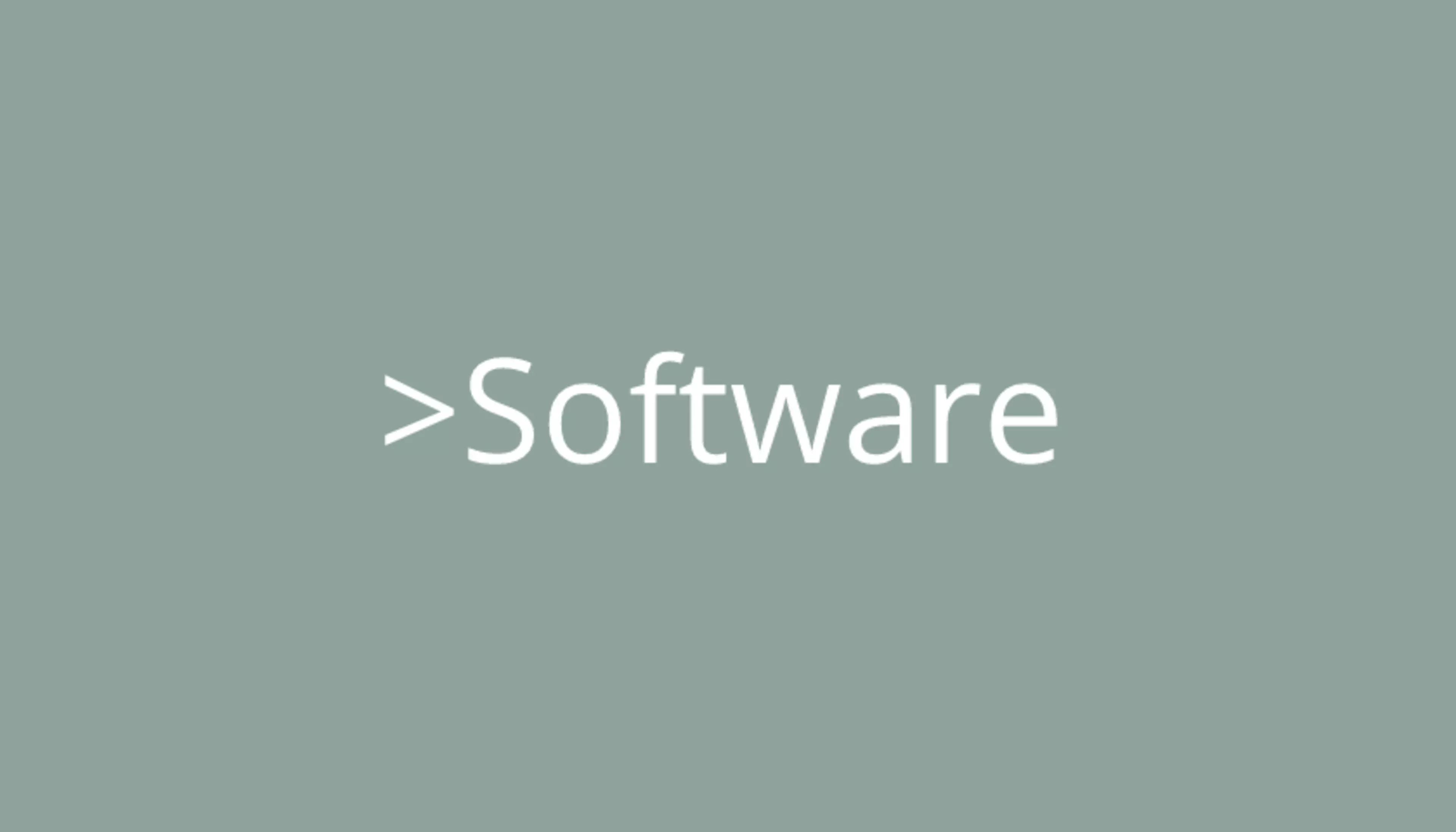 Software