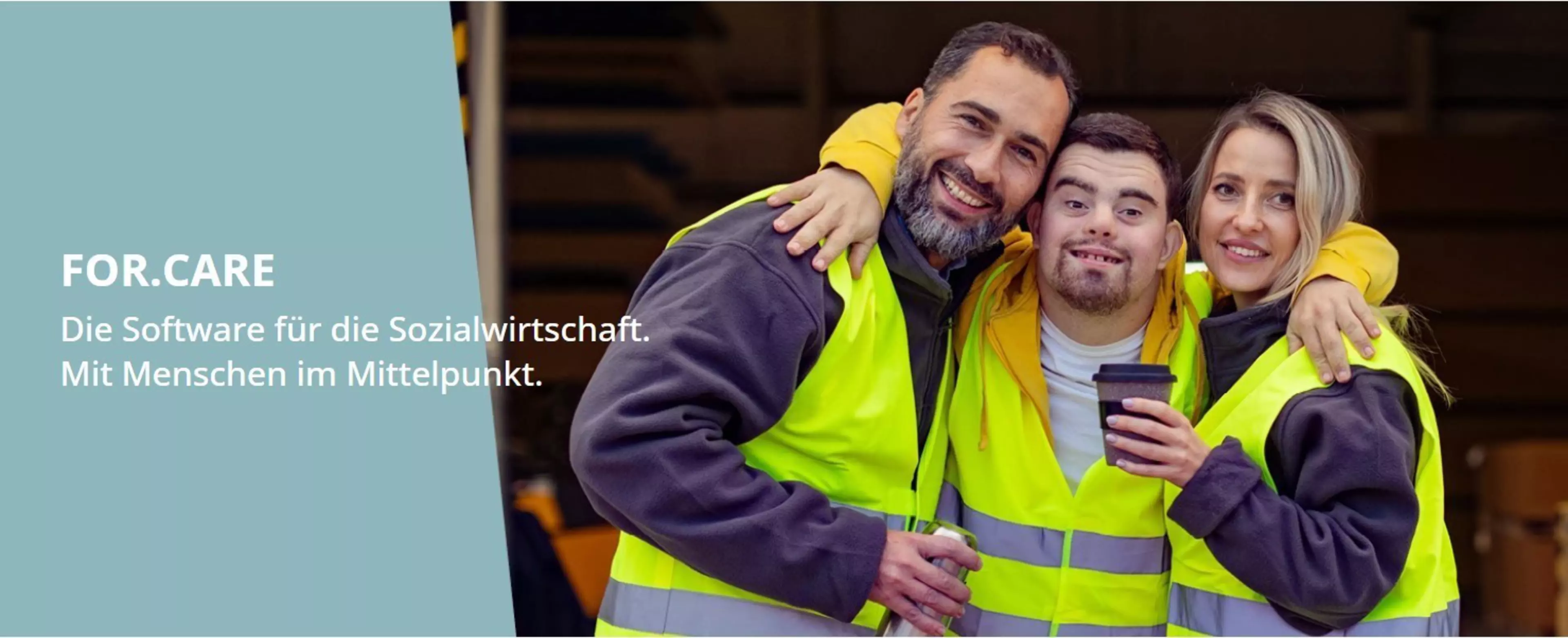 for.CARE Website Vorschau