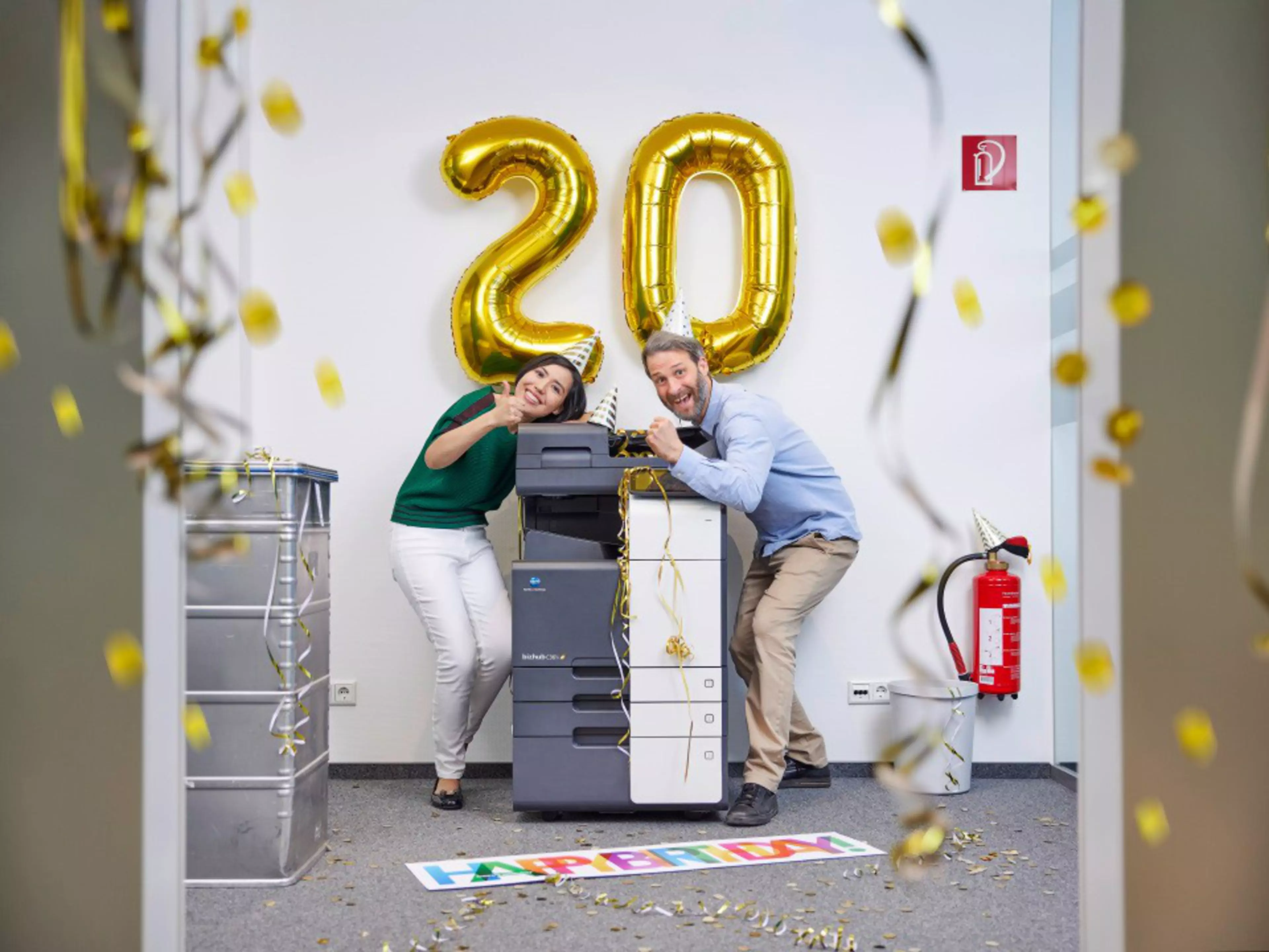 bizhub 20th anniversary,  product location picture