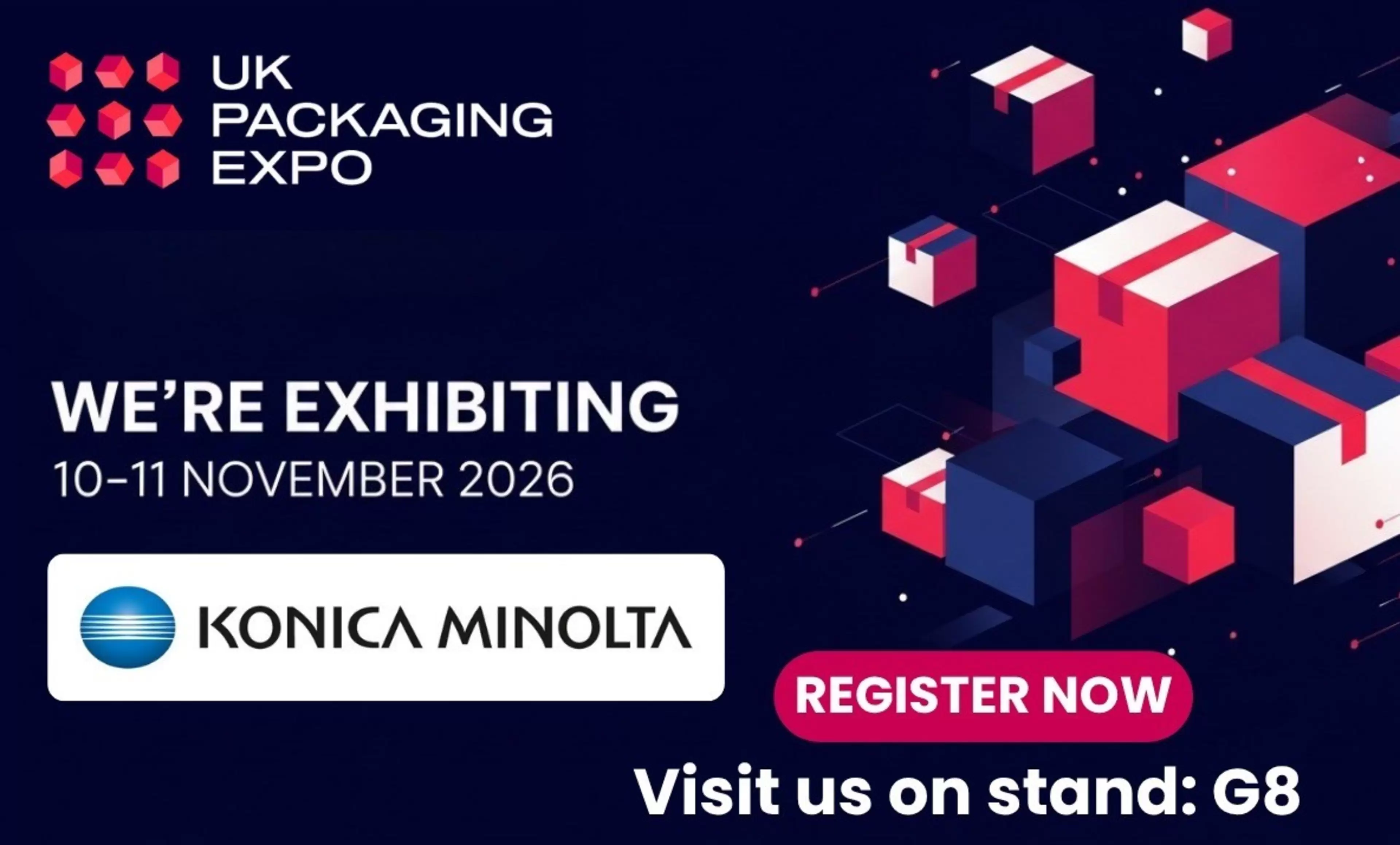 Konica Minolta to highlight next‑generation digital print at UK Packaging Expo 2026