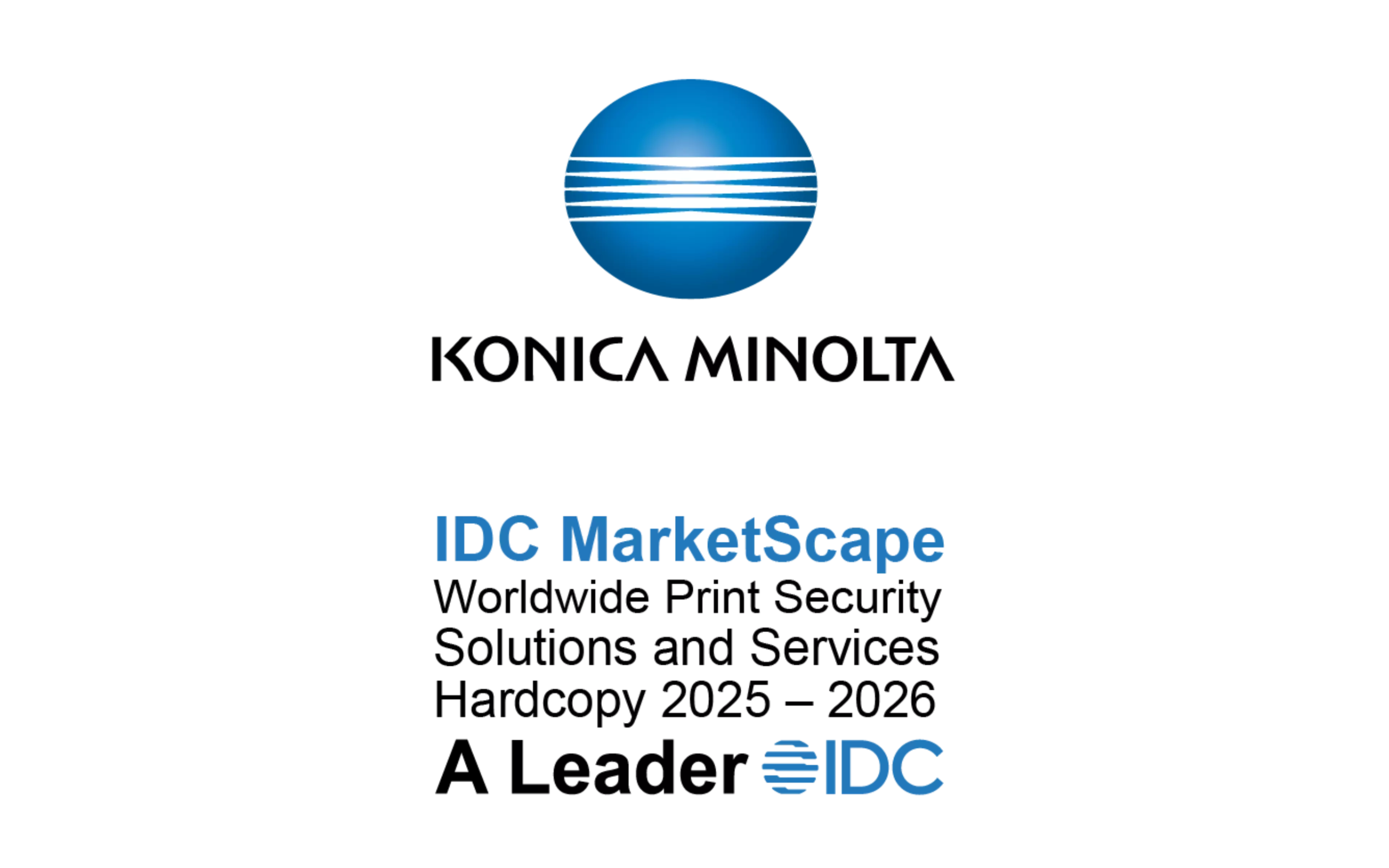 IDC Digital Workplace Printer Security Logo