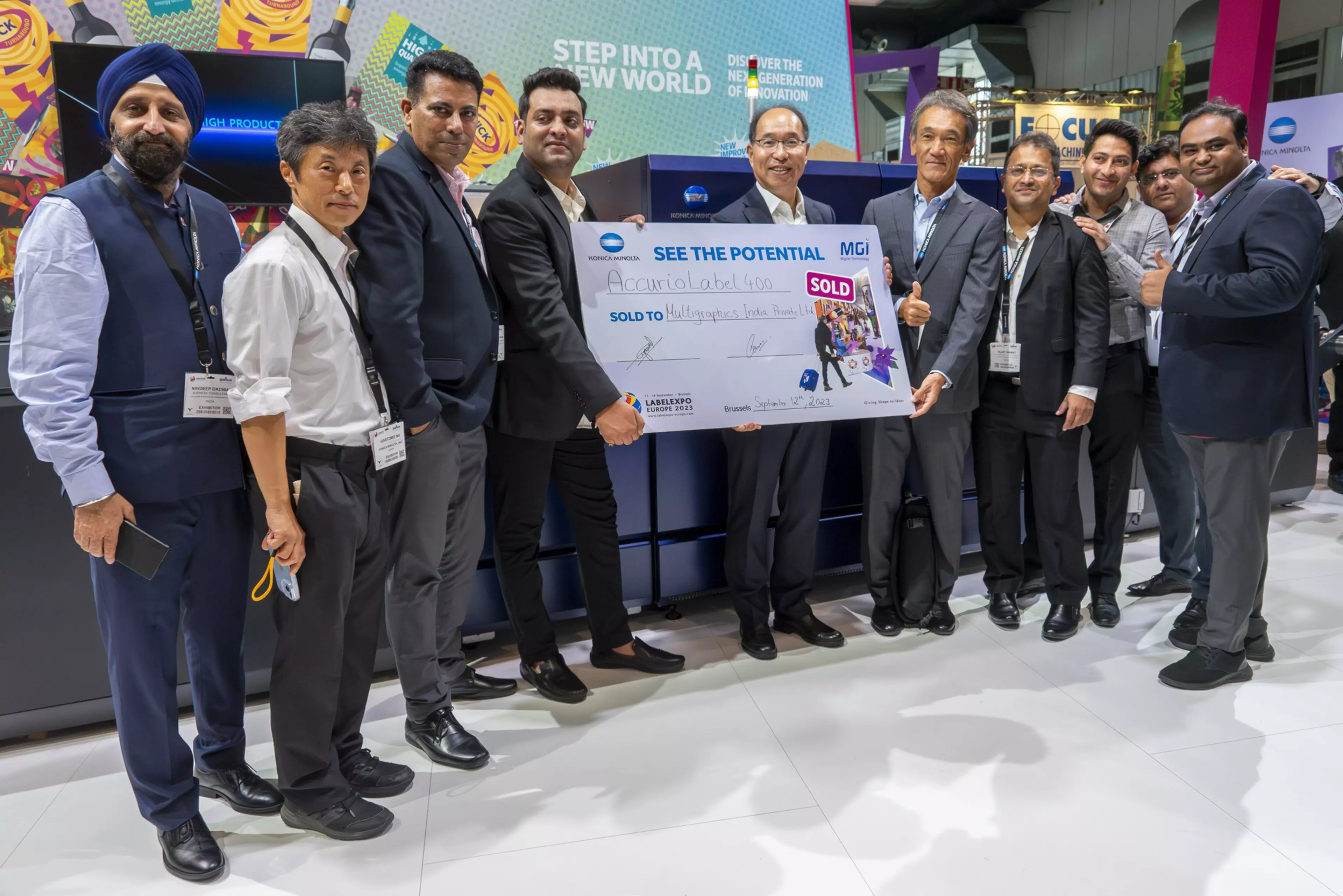 Marktführer Konica Minolta feiert den Erfolg der LabelexpoImgCarousel1