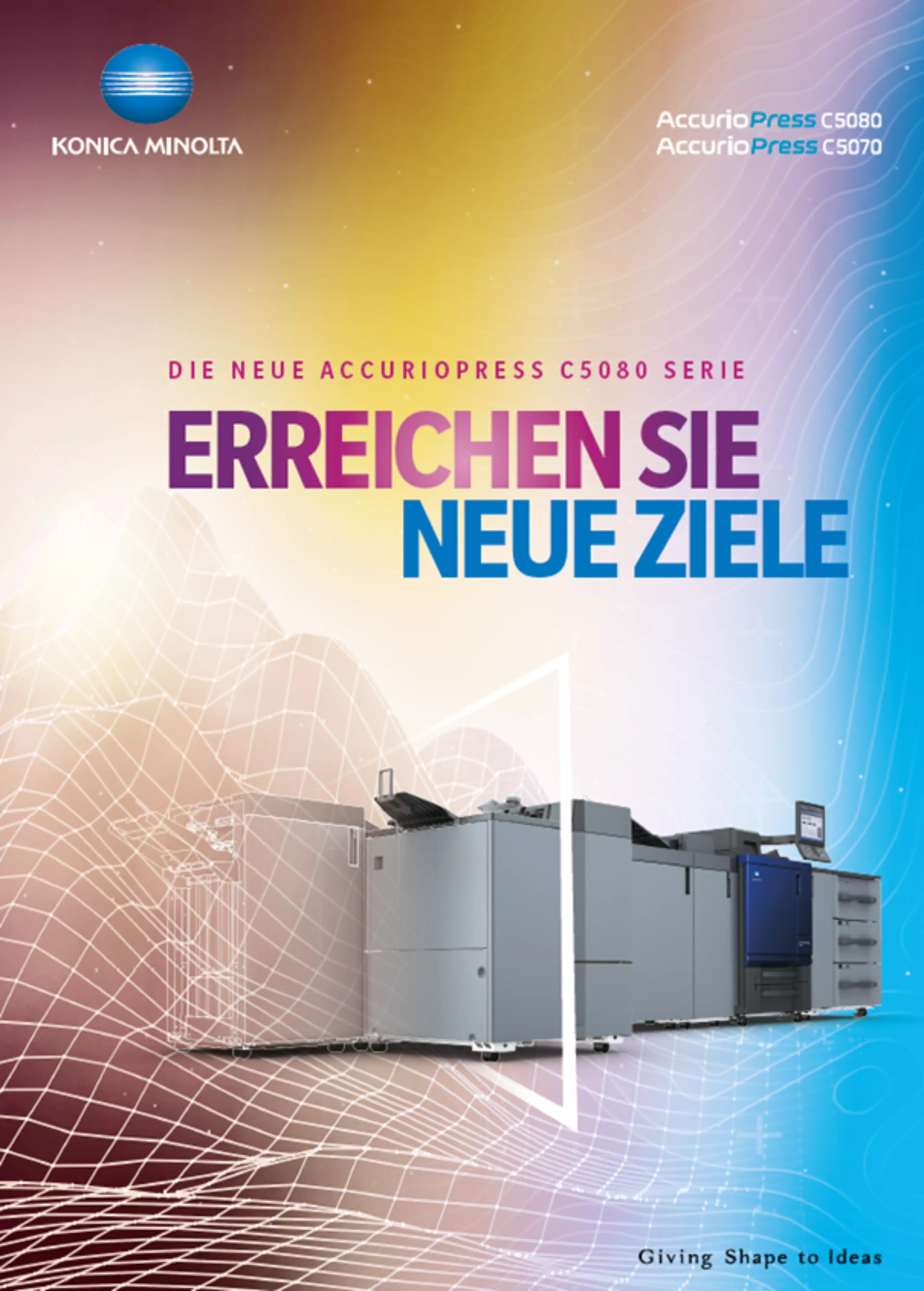 AccurioPress C5070 C5080 Broschüren Cover