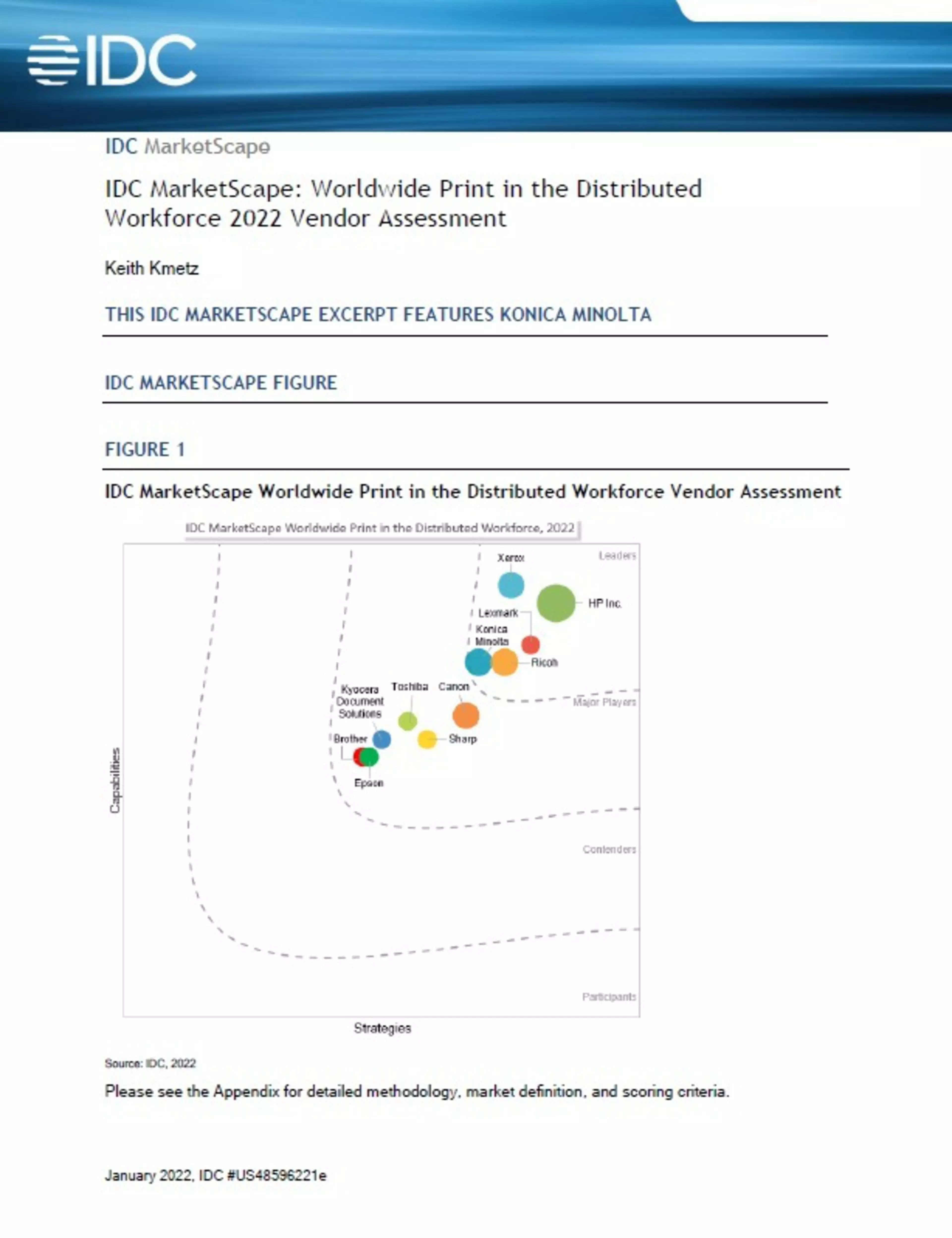 IDC MarketScape: Світовий друк у сфері розподіленої роботи 2022