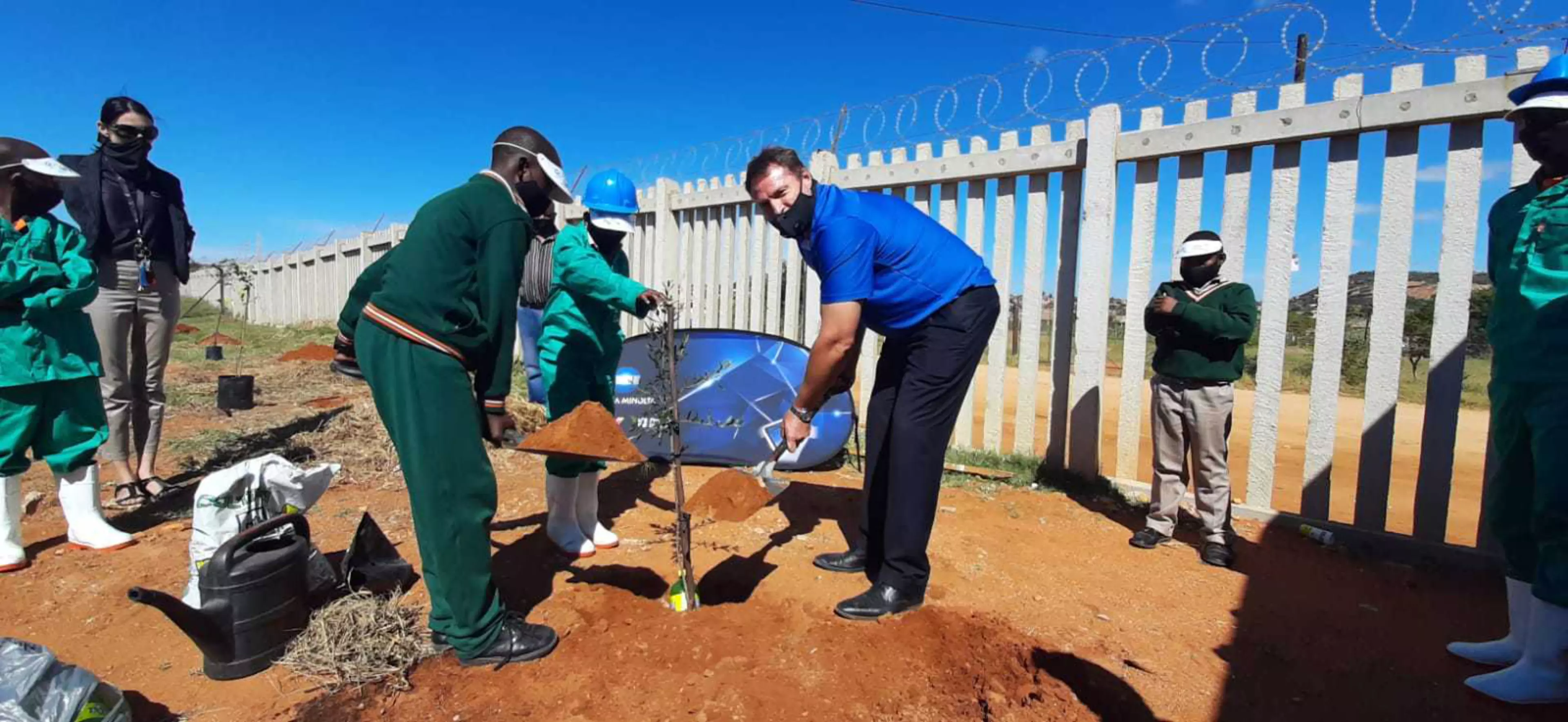 Konica Minolta South Africa brings greenery to local school in Polokwane