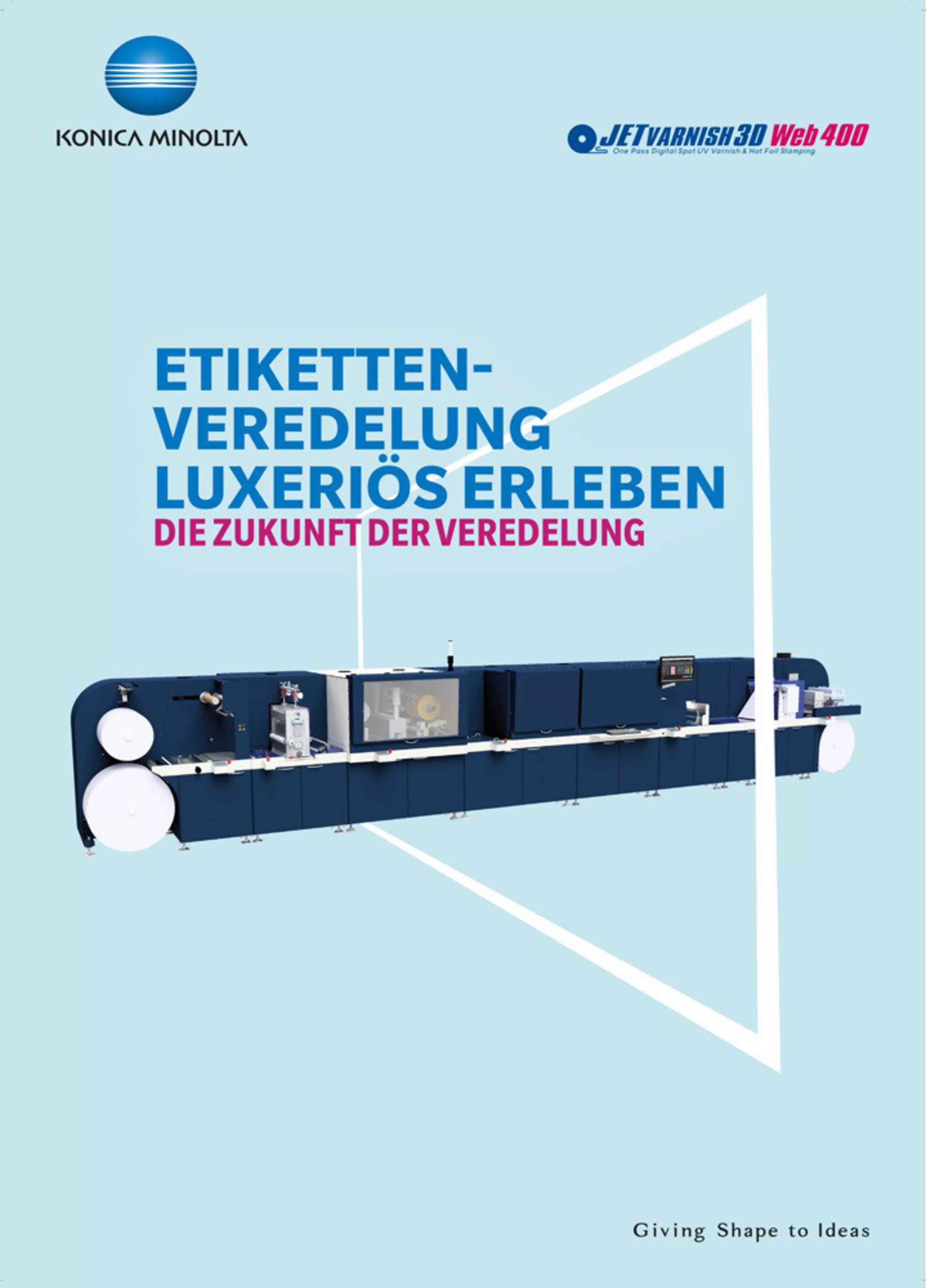 MGI JETvarnish 3D Web 400 Broschüre