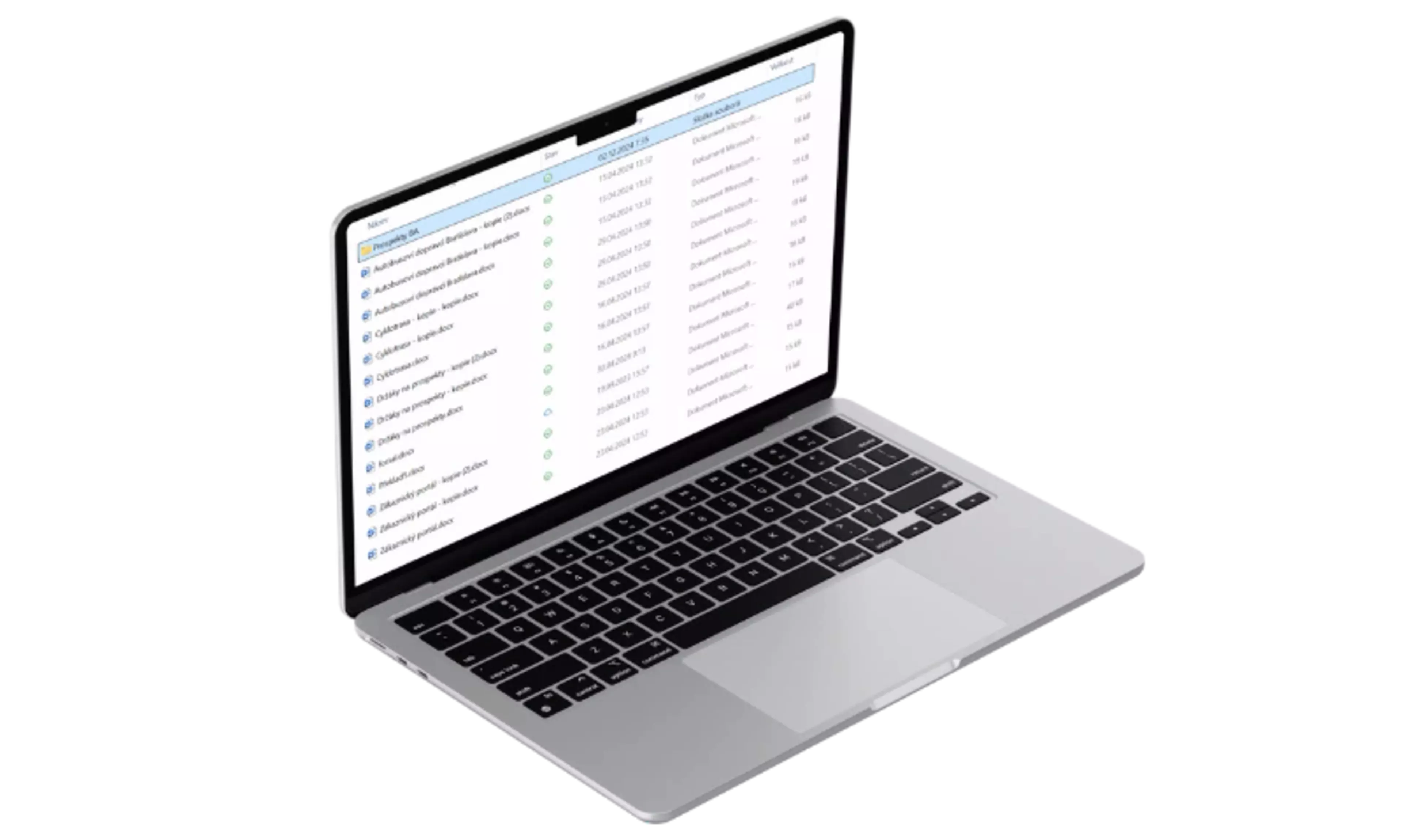 Mockup laptop verze smluv
