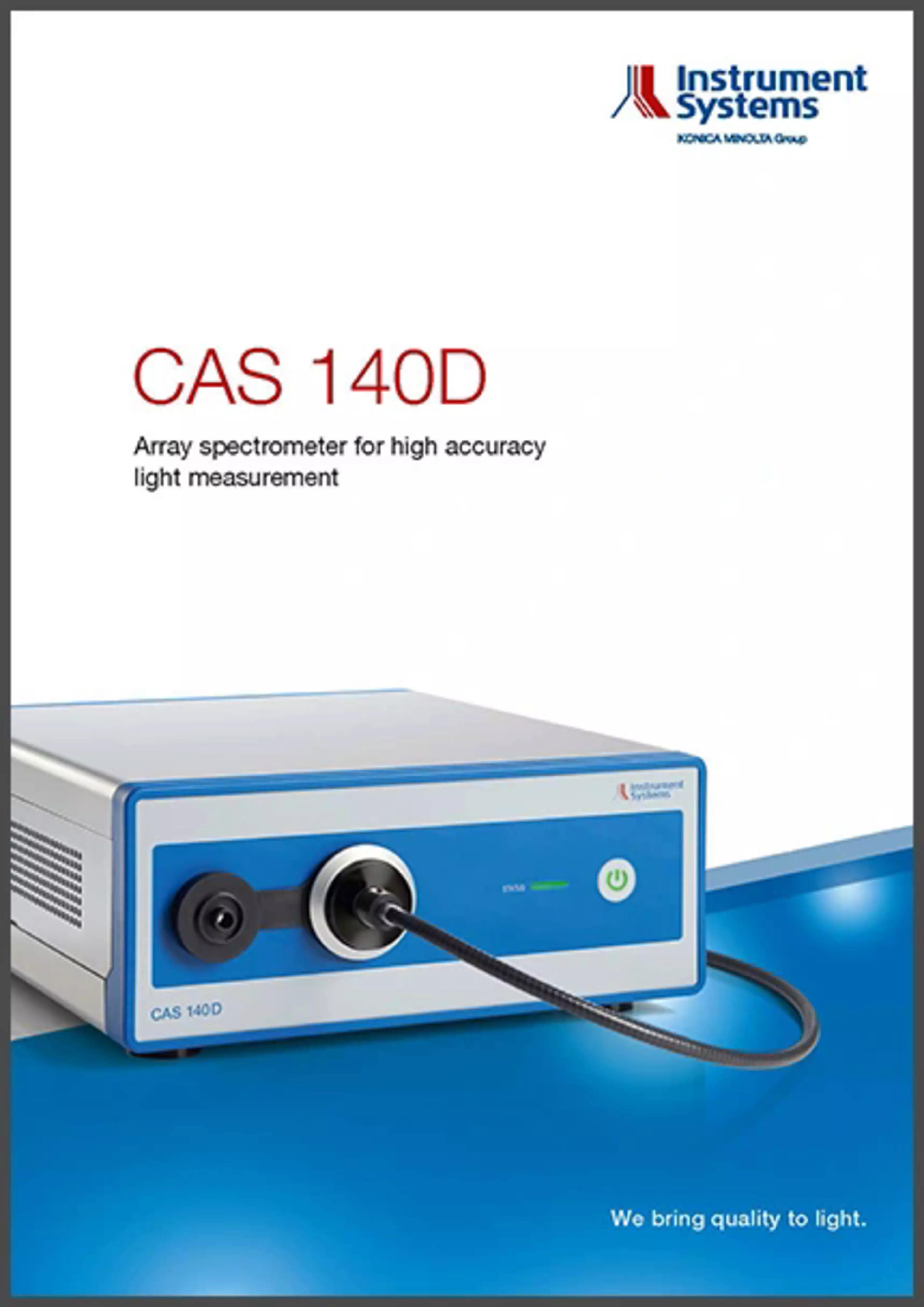 image Brochure CAS 140D spectroradiometer