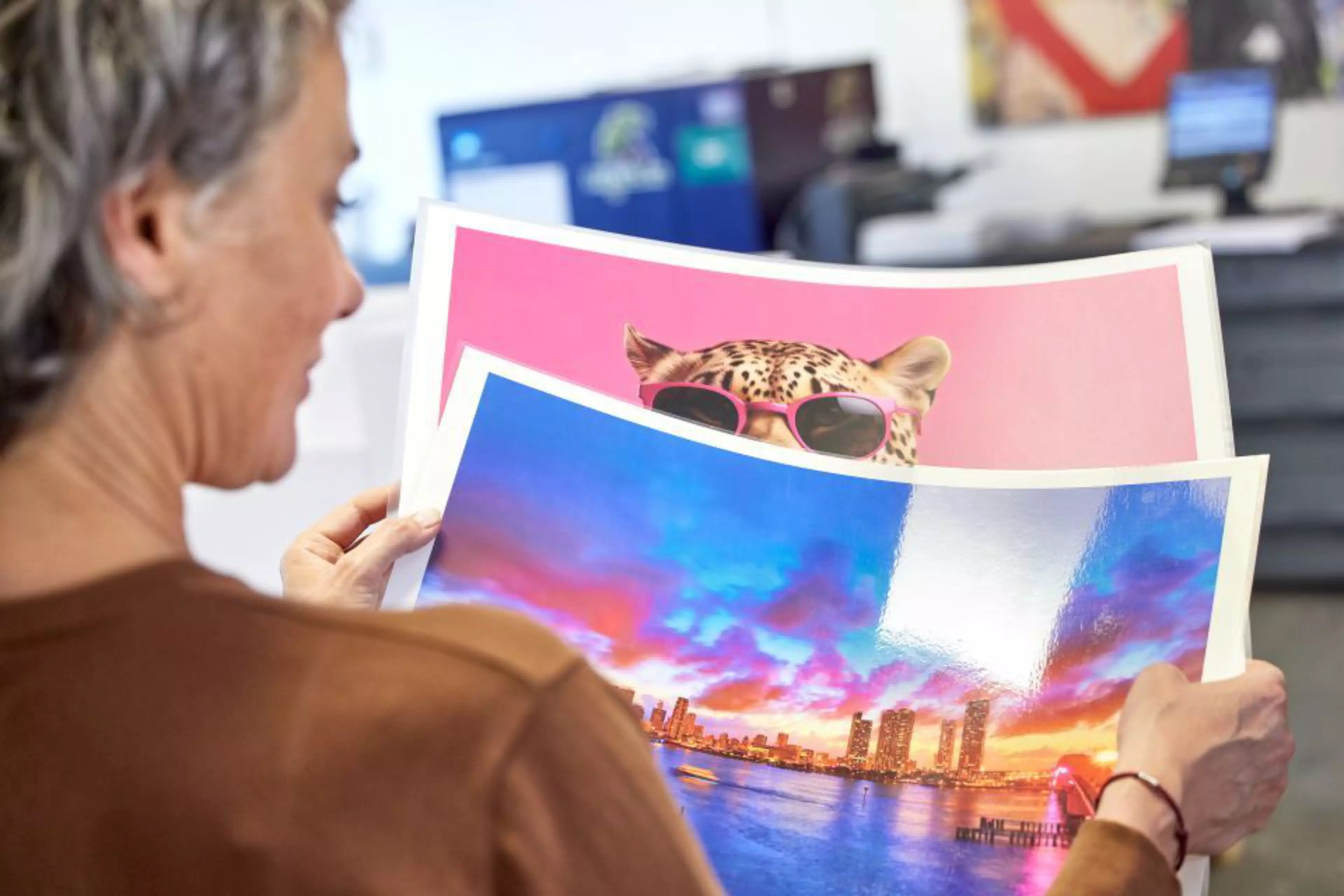 Produktionskontrolle im Druck