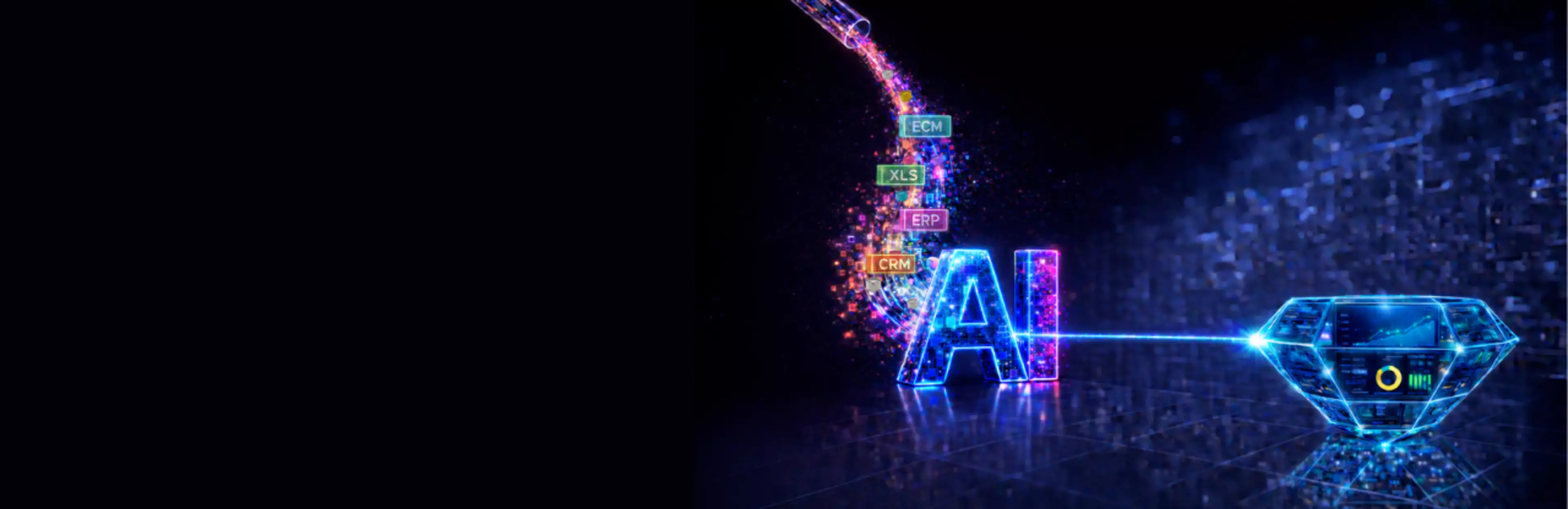 Automated data structuring with AI: Integrate data from CRM, ERP, Excel, and other sources to make your information instantly usable.