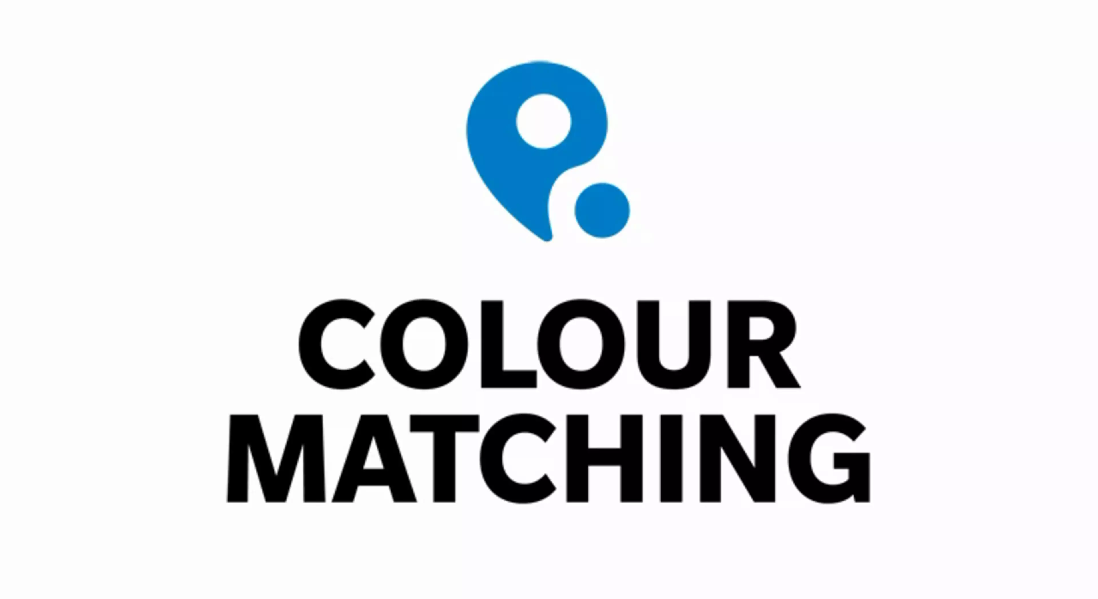 Colour Matching Logo white