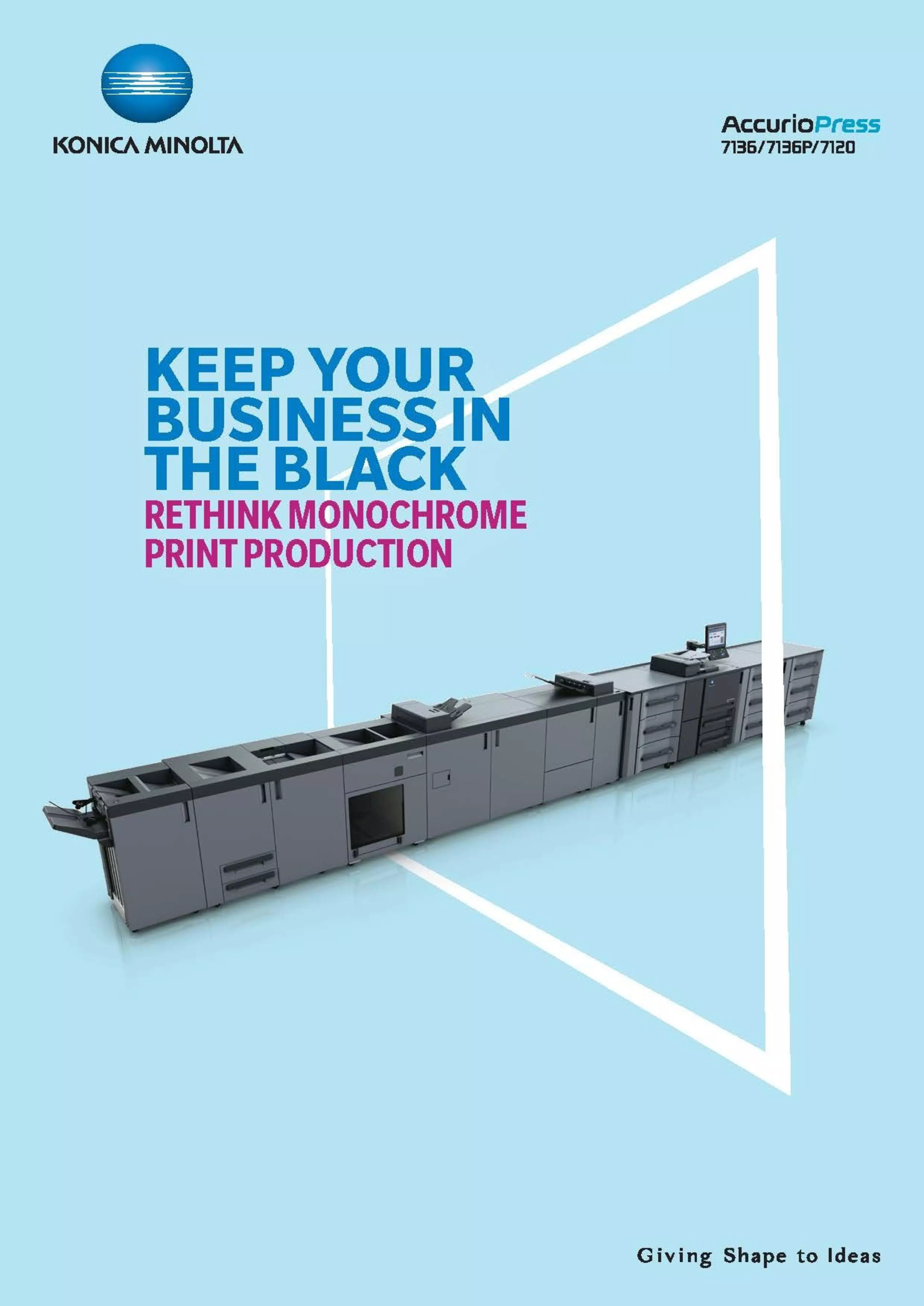 AccurioPress B7136 series brochure