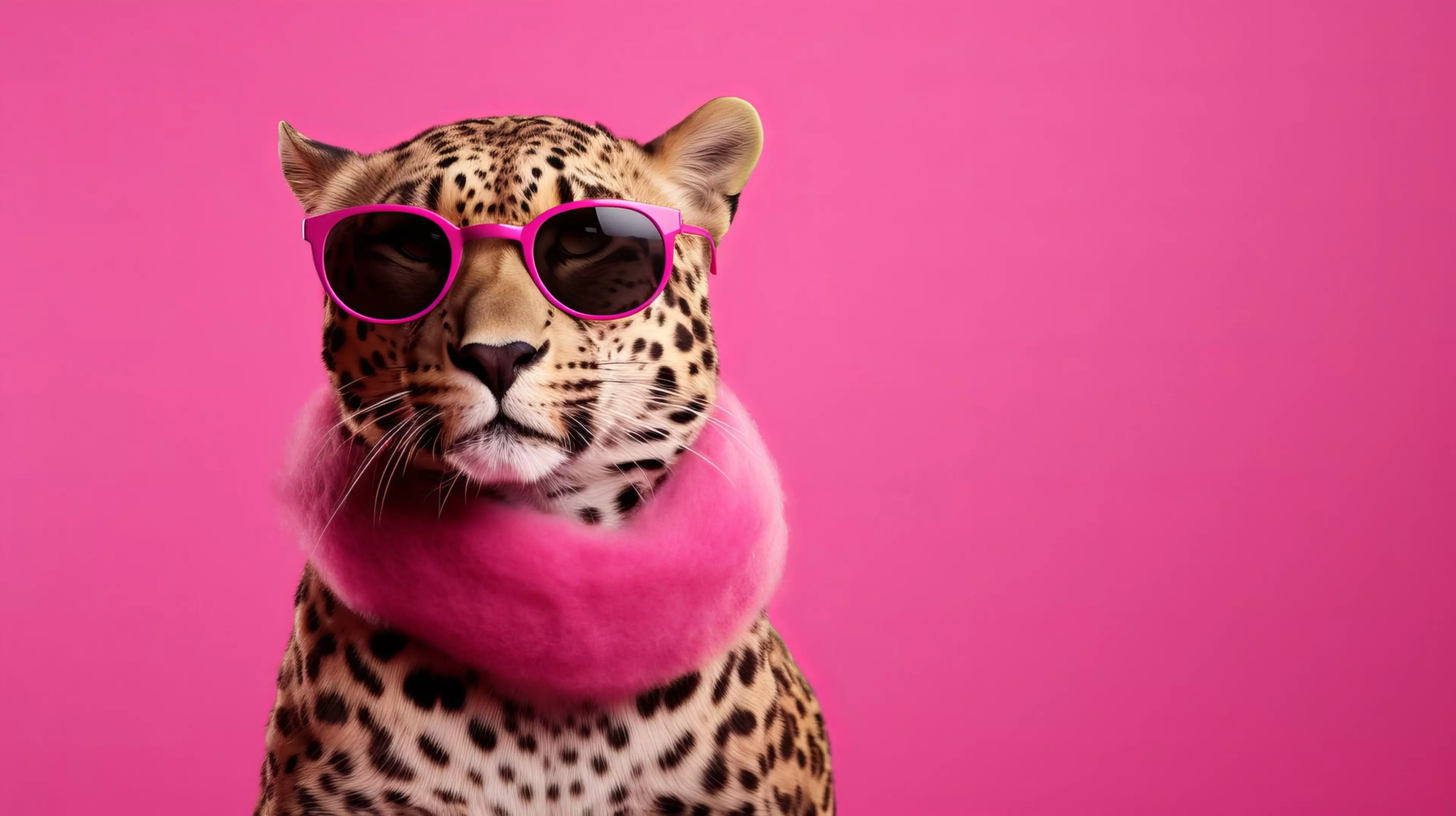 A stylish leopard wearing sunglasses against a vibrant pink background
AdobeStock_GgCgXP.jpg