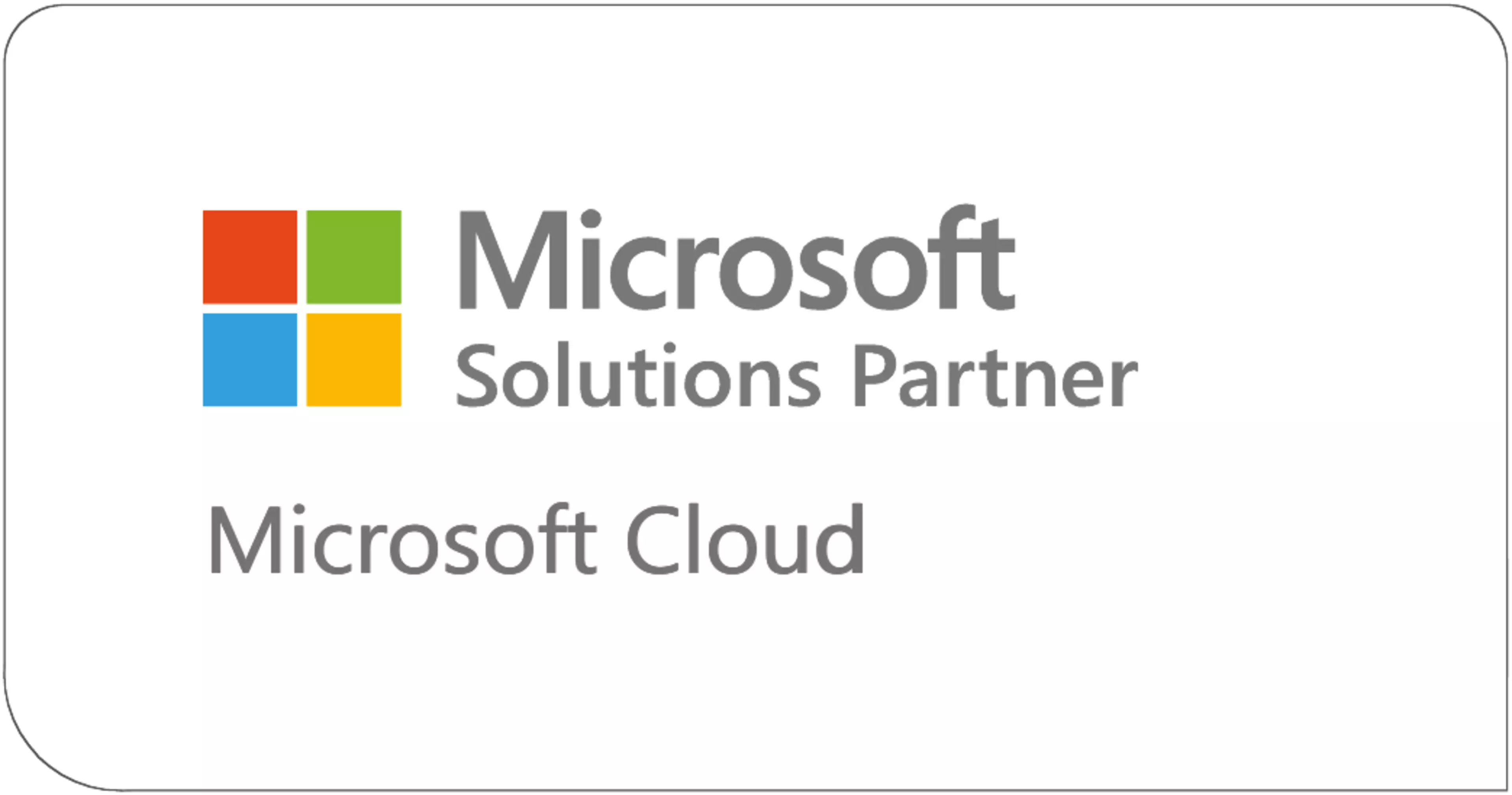 Microsoft solutions partner - Microsoft Cloud