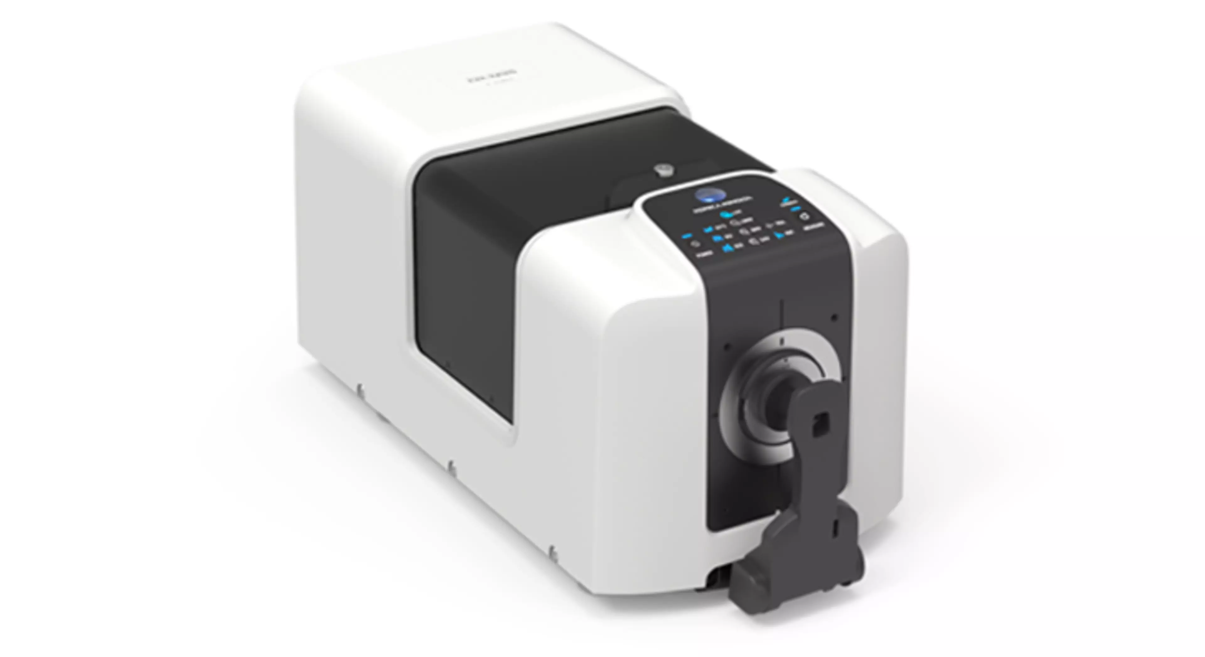 ColourAndGloss Benchtop Spectrophotometer CM36dG with versatile horizontal or topPort alignment with ISO compliant gloss sensor and stability check (right view)