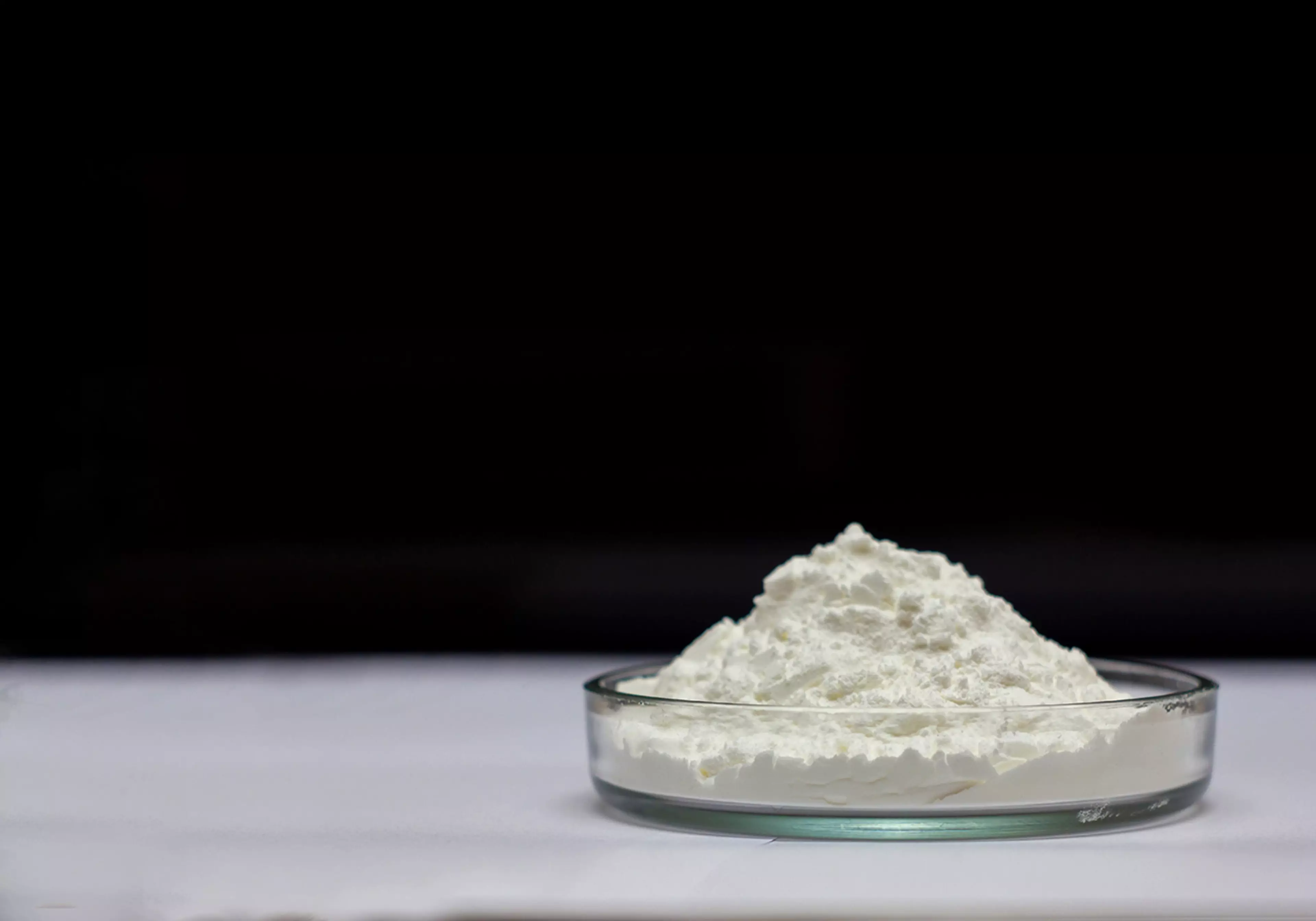 White powder chemical for measurement