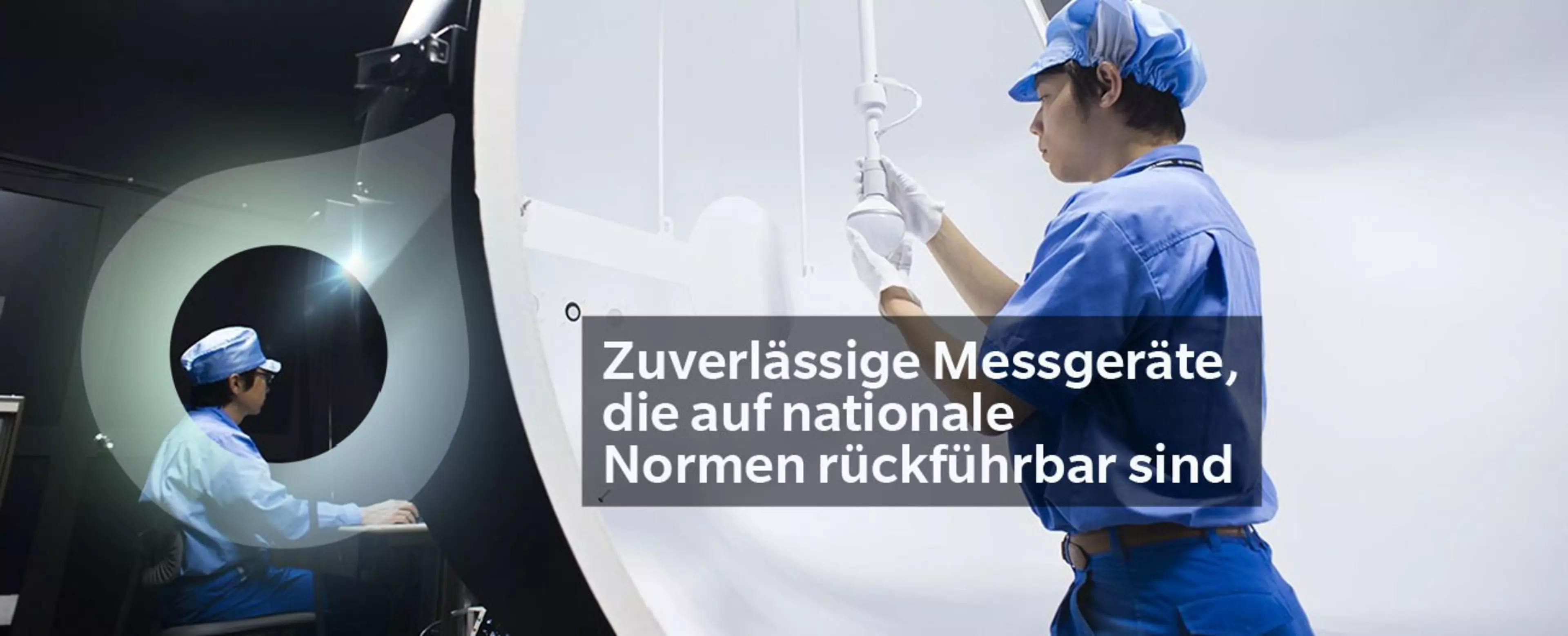 Zuverlässige Messgeräte, die auf nationale Normen rückführbar sind