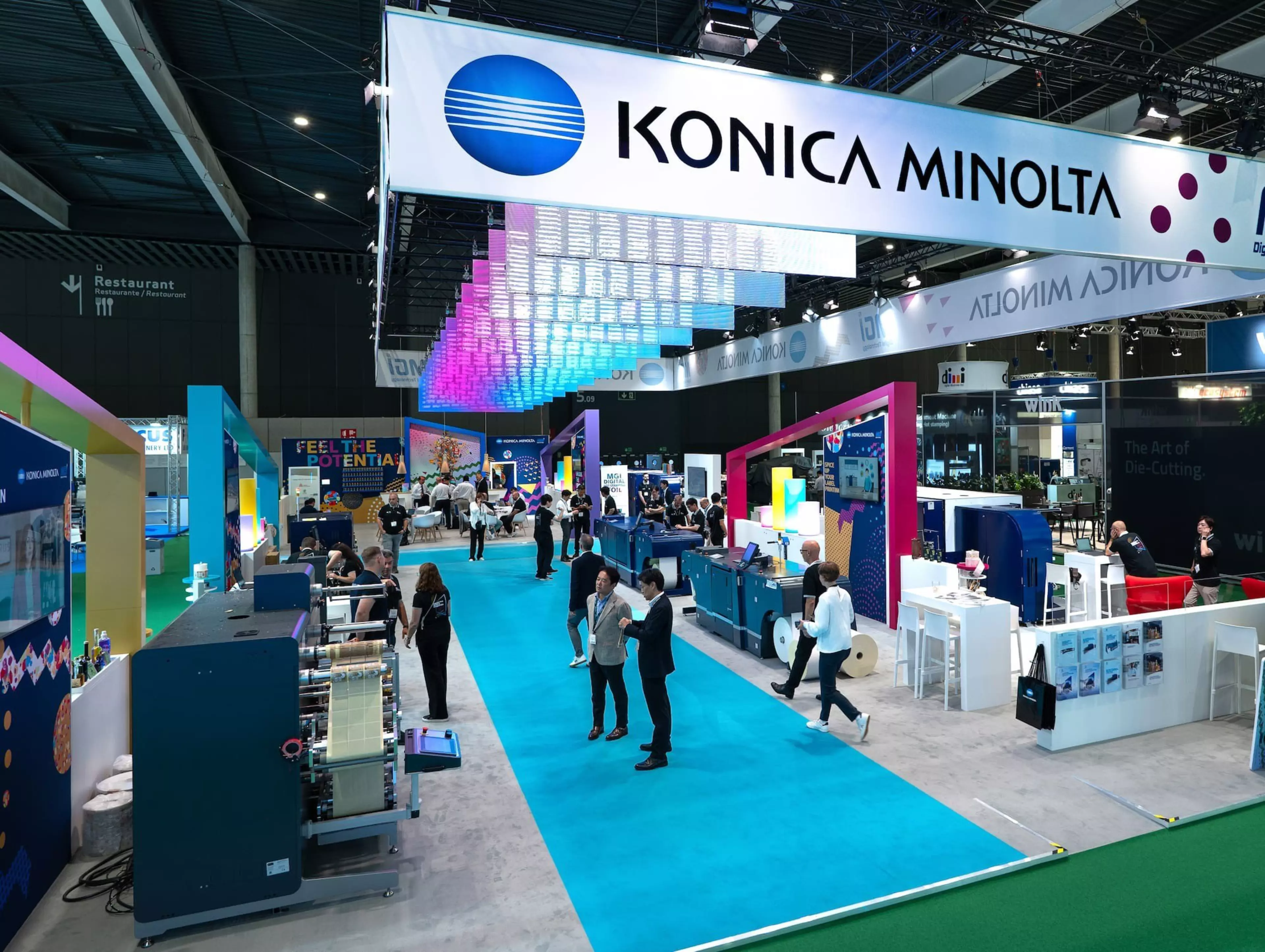 AccurioLabel de próxima generación en Labelexpo 2025
