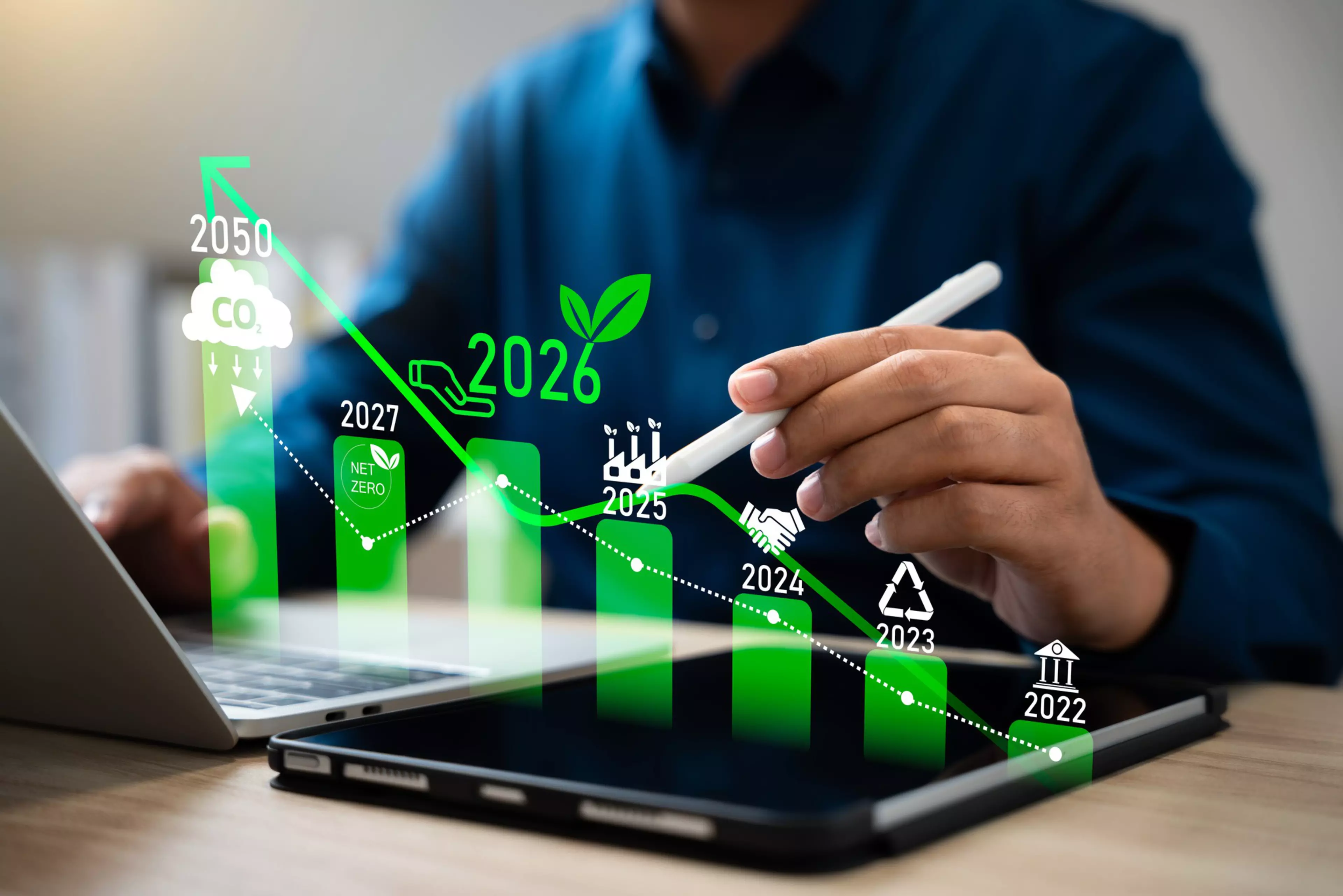 Carbon emission reduction target, Green economy and sustainability Net Zero future. Sustainable development, Energy goals 2026. CO2 emission graph, Goals sustainable planet by 2050.World Environment..AdobeStock_SiBxK4.jpg.2026, sustainable, sustain, report, carbon, development, environment, responsibility, green, business, footprint, technology, emission, energy, economy, reduction, pollution, corporate, circular, graph, goal, renewable, nature, concept, world, innovation, investment, target, strategy, growth, recycle, management, sustainability, environmental, global warming, agreement, conservation, protection, year, co2, social, esg, low, neutral, 2050, invest, net, organization, zero
AdobeStock_SiBxK4.jpg
esg,  2026,  sustainable,  sustain,  report,  carbon,  development,  environment,  responsibility,  green,  business,  footprint,  technology,  emission,  energy,  economy,  reduction,  pollution,  corporate,  circular,  graph,  goal,  renewable,  nature,  concept,  world,  innovation,  investment,  target,  strategy,  growth,  recycle,  management,  sustainability,  environmental,  agreement,  conservation,  protection,  year,  co2,  social,  ESG,  low,  neutral,  2050,  invest,  net,  organization,  zero,  esg,  global warming