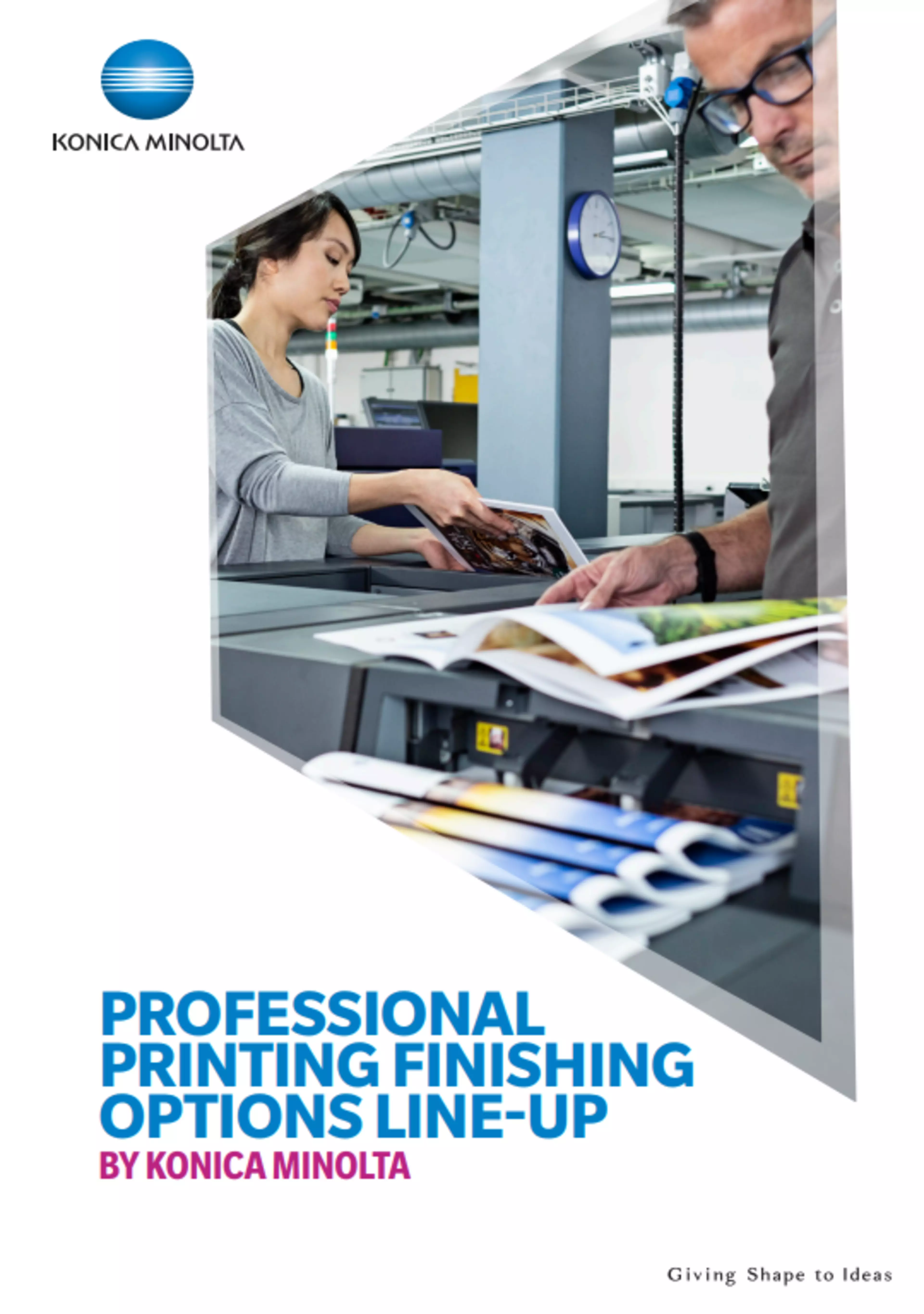 Professional Printing Finishing Options LineUp Brochure