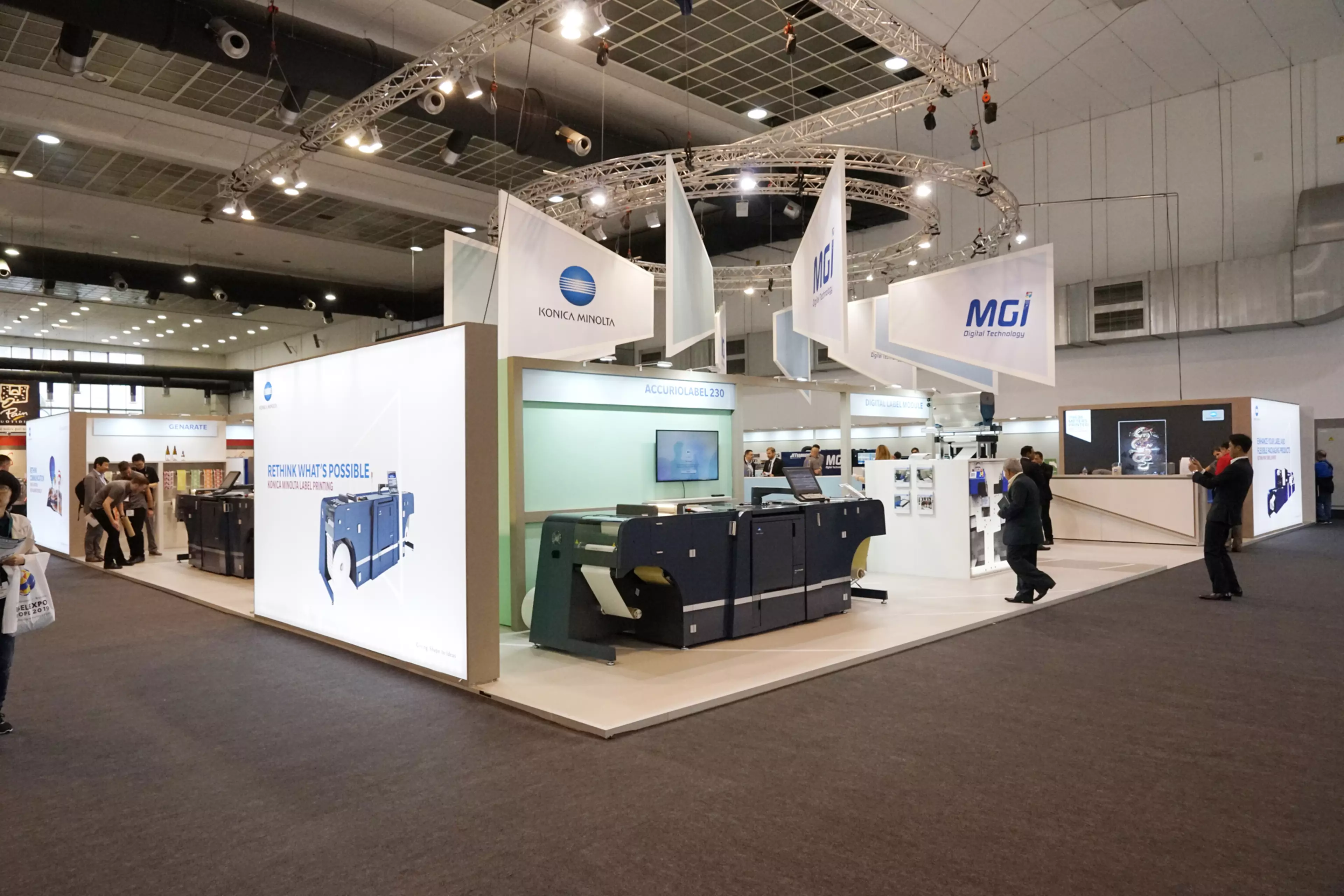 Konica Minolta and MGI help customers rethink what’s possible at Labelexpo in collaborative approach