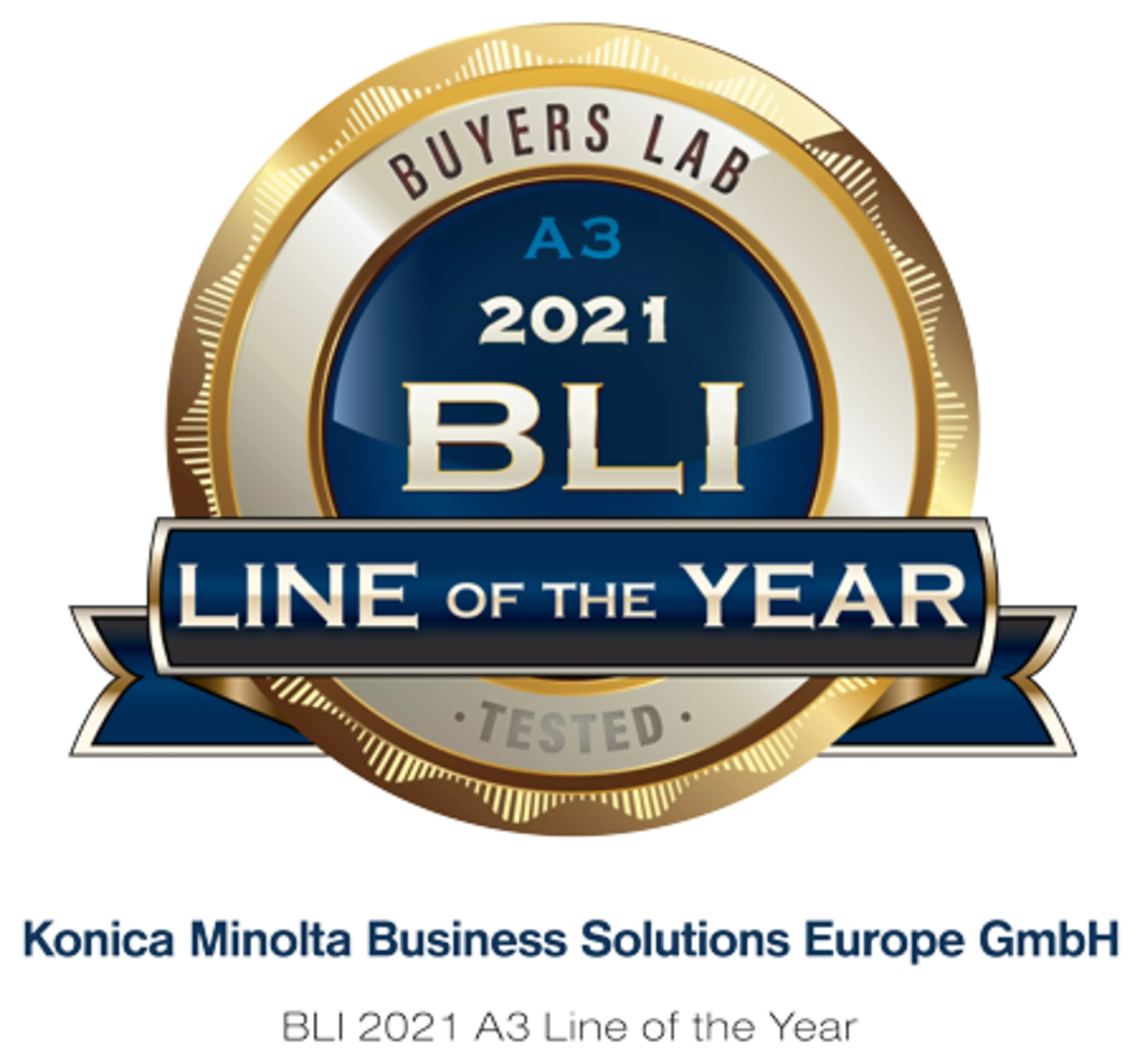 Konica Minolta je od Keypoint lntelligence prejela želeno nagrado BLI 2021 A3 Line of the Year zahvaljujoč ...
