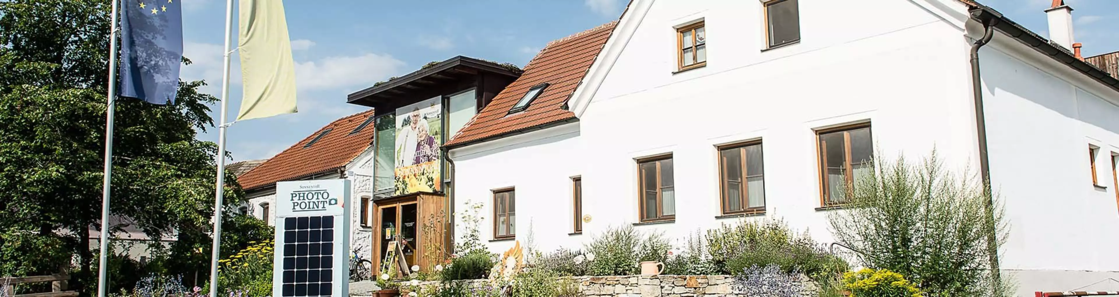 Hauptsitz des Unternehmens SONNENTOR in Sprögnitz, Österreich
