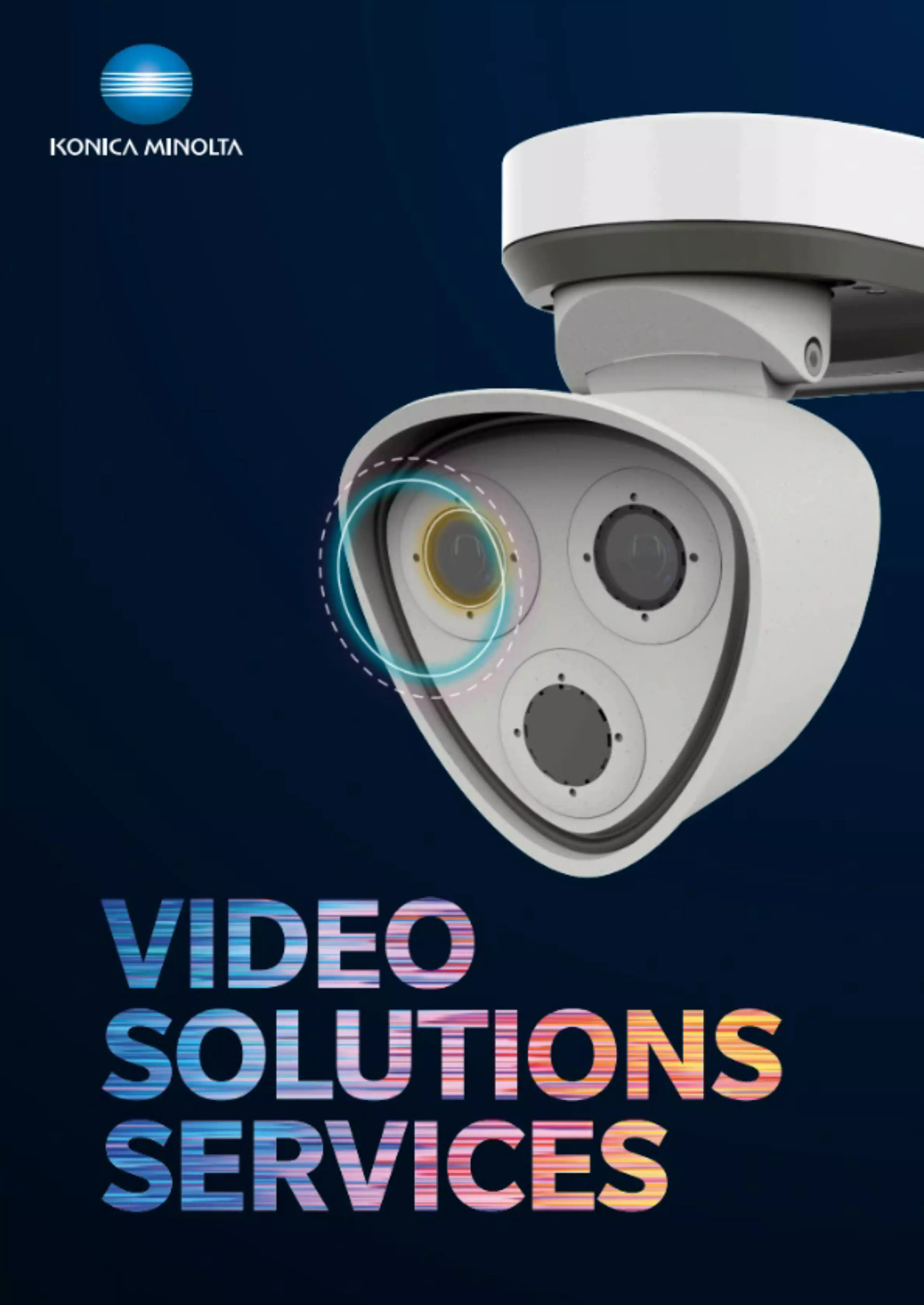 Obálka katalogu brožury na kamerová řešení