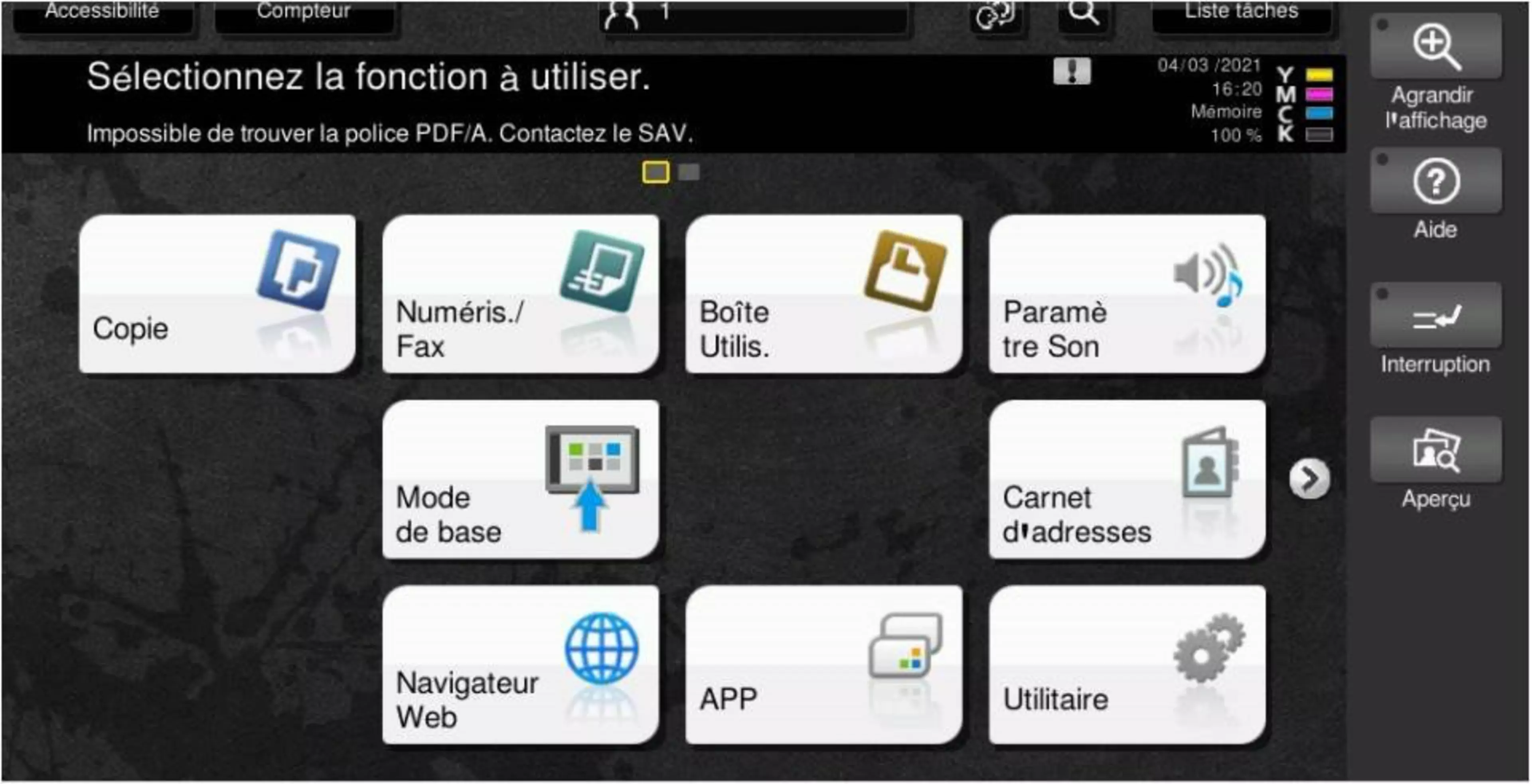 Comment passer sous la nouvelle interface ?