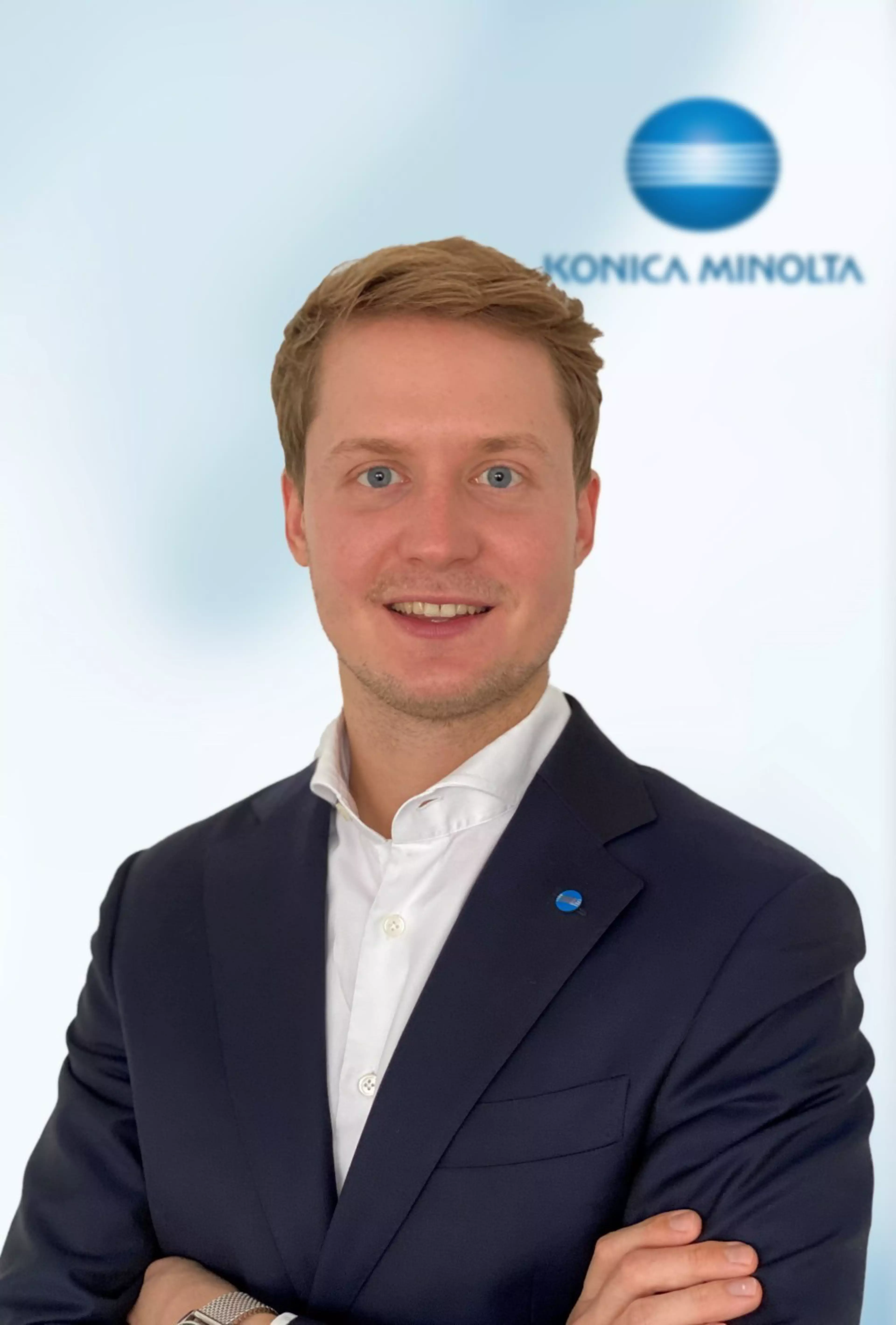 Porträt von Christopher Reinhard, Offering Manager bei Konica Minolta.