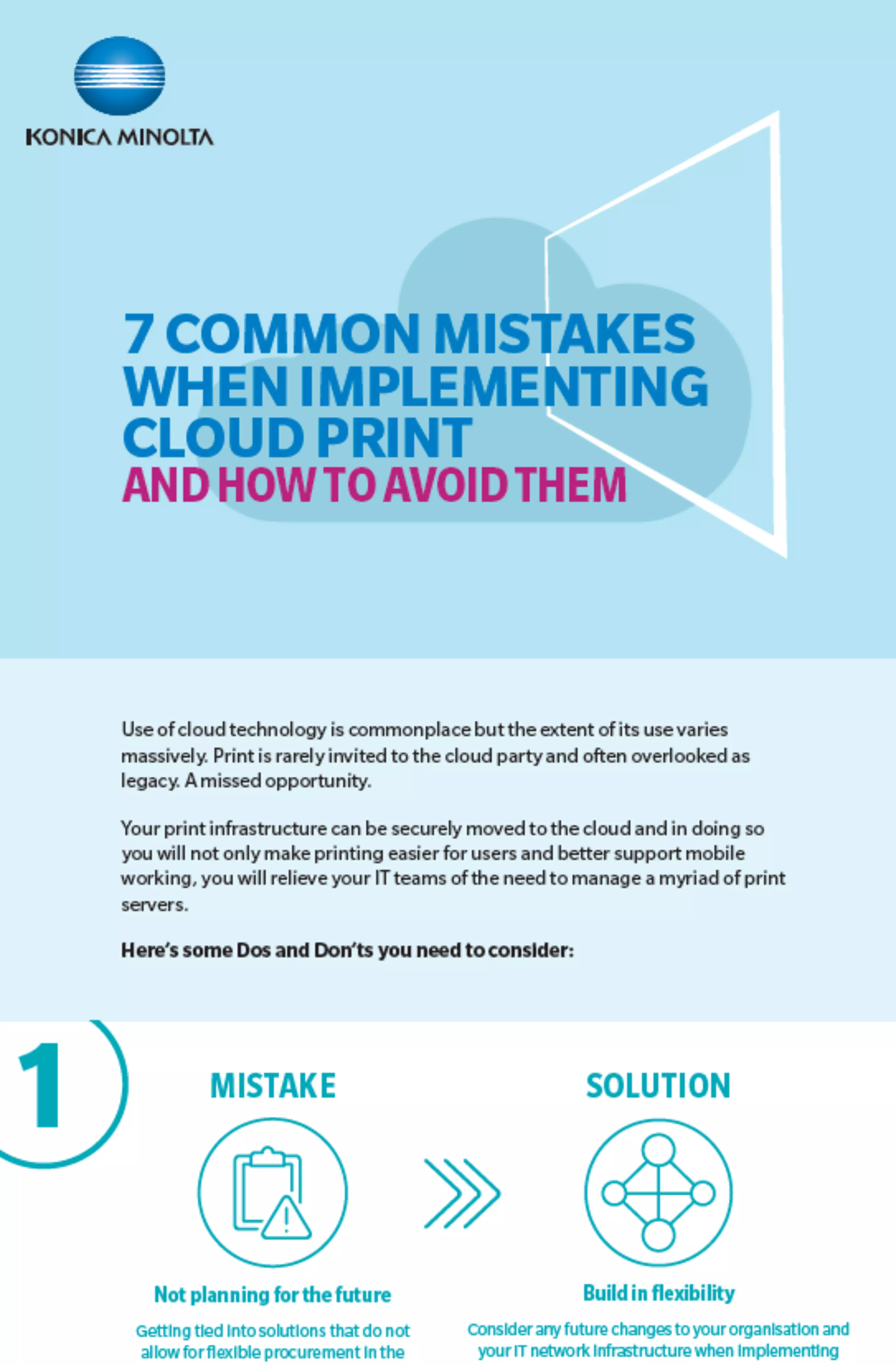 7 common mistakes when implementing cloud print