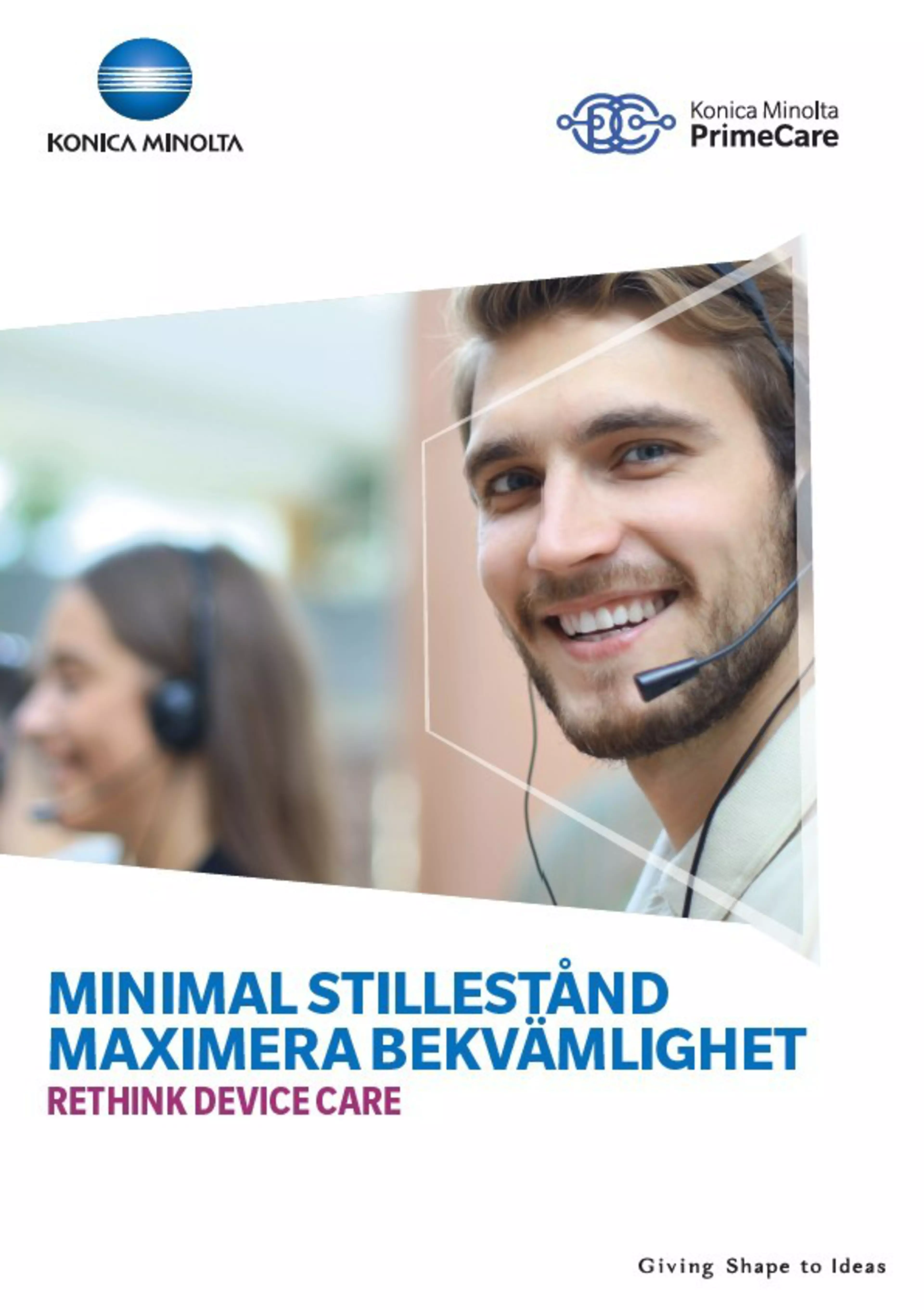 Man med headset