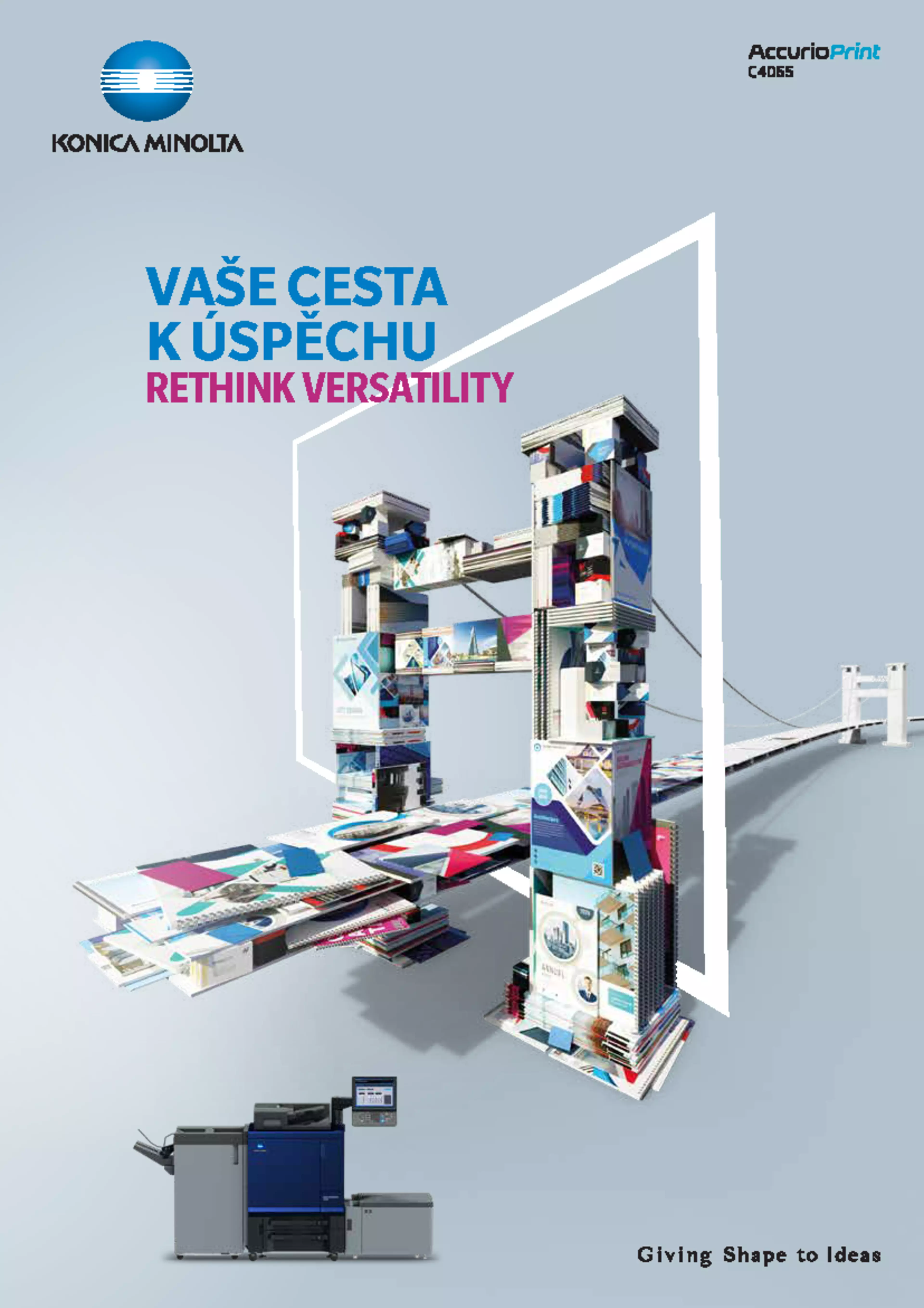 AccurioPrint C4065 brožura