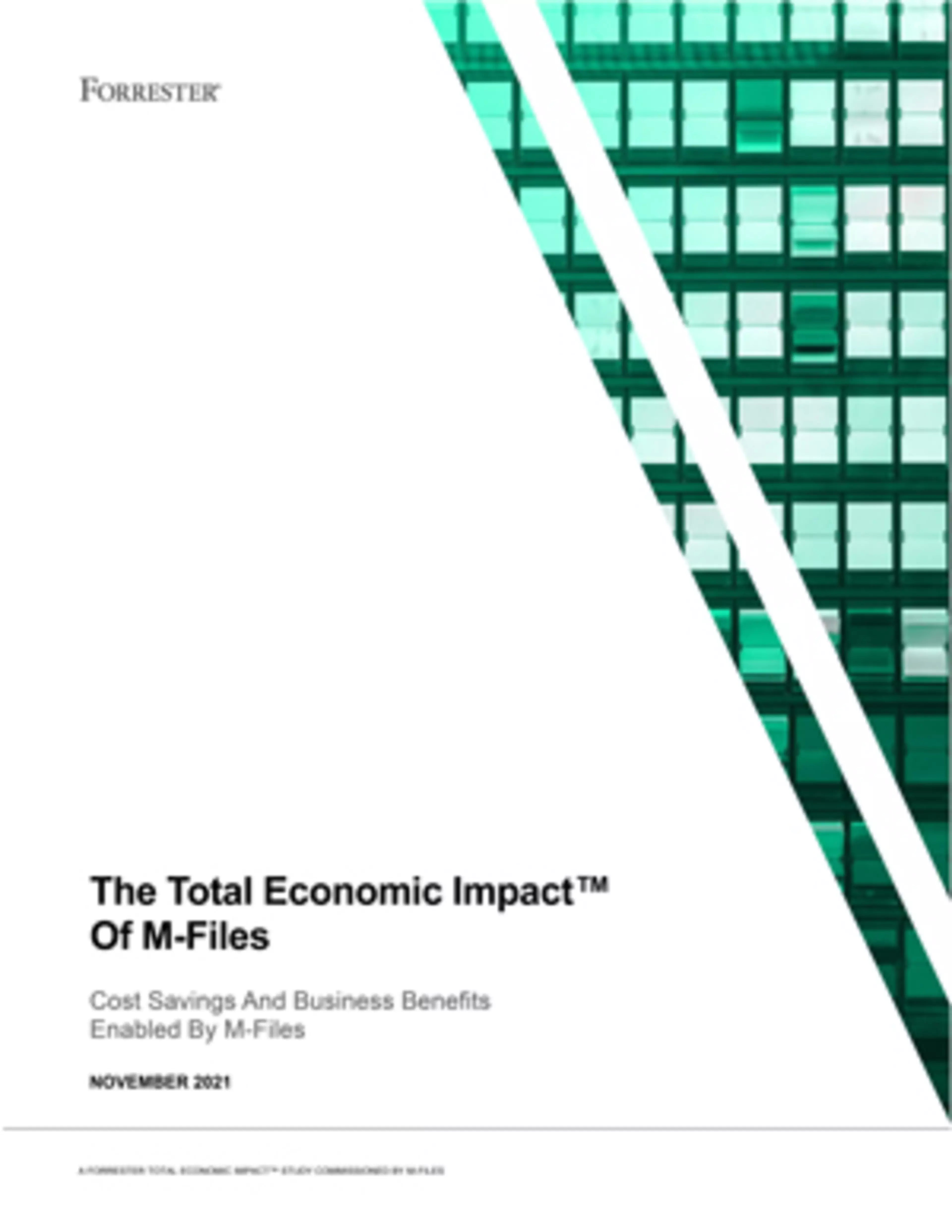 'The Total Economic Impact™ Of MFiles' poročilo!